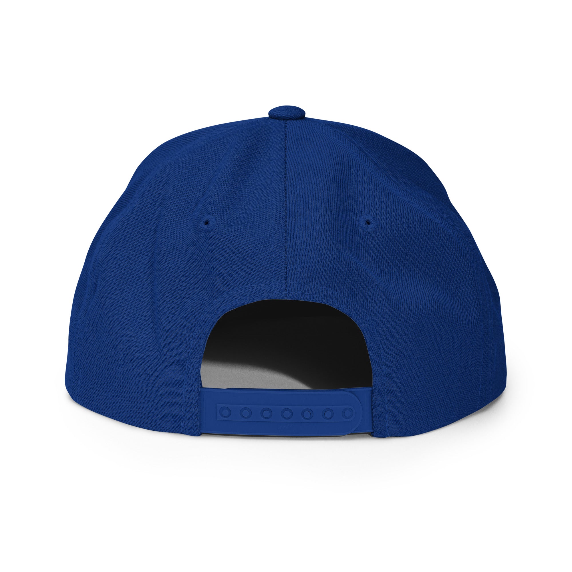 Two-Tone Snapback Wool Blend Cap Camperfan blue/white