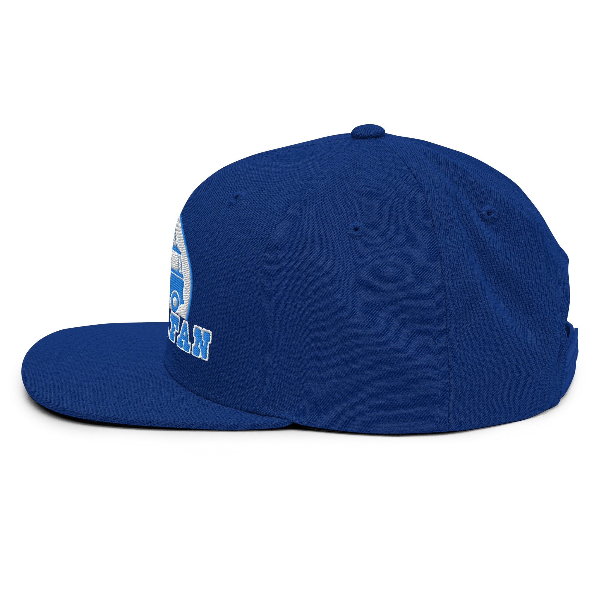 Two-Tone Snapback Wool Blend Cap Camperfan blue/white