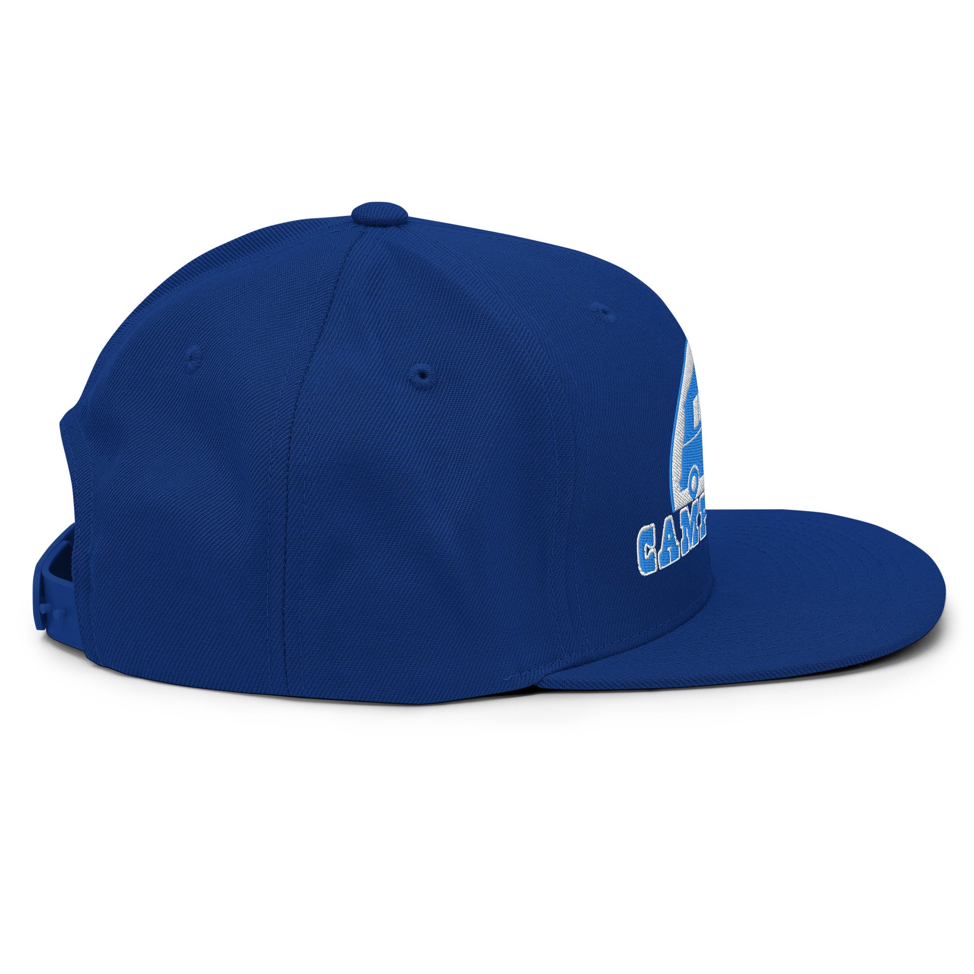 Two-Tone Snapback Wool Blend Cap Camperfan blue/white