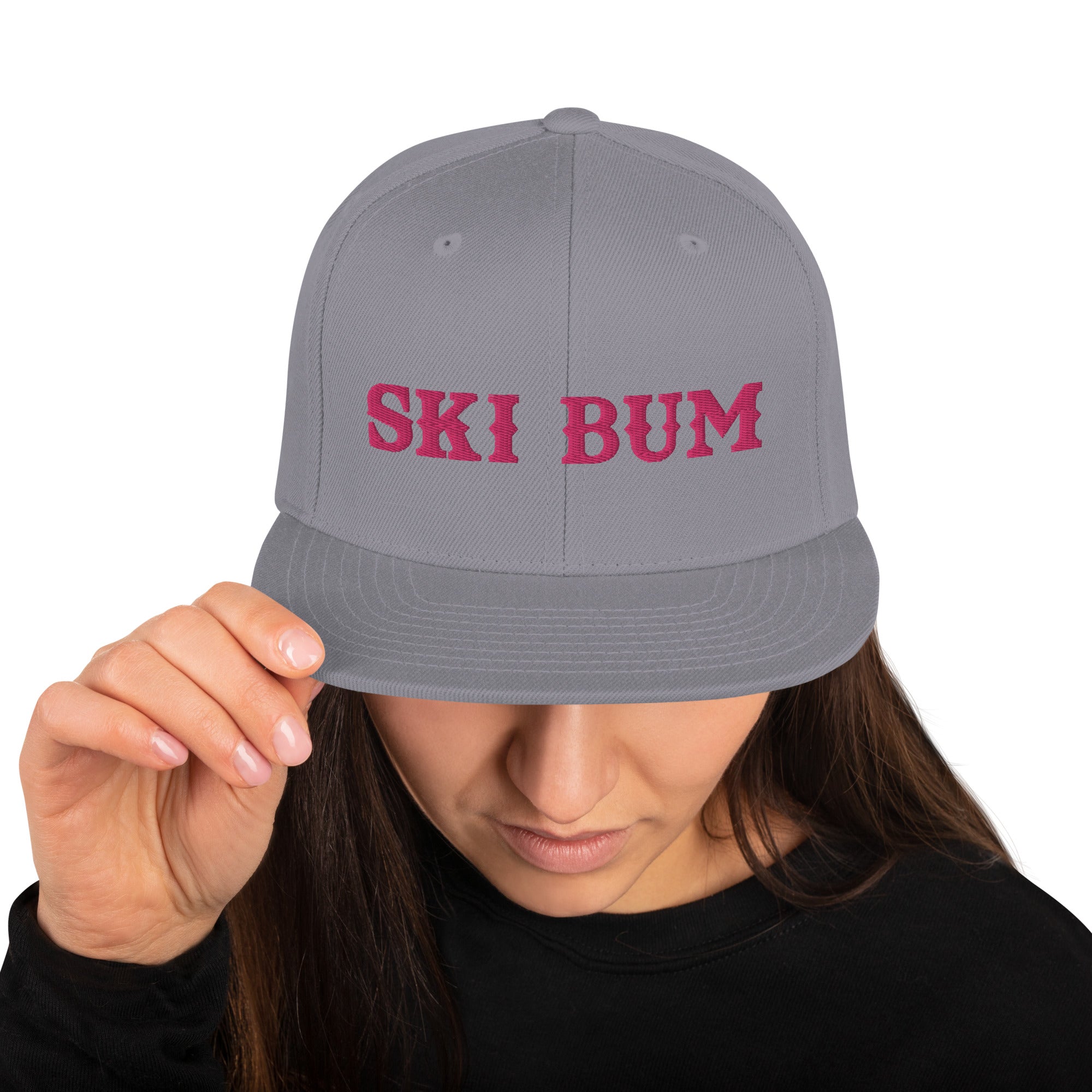 Casquette Snapback Wool Blend Ski Bum Flamingo