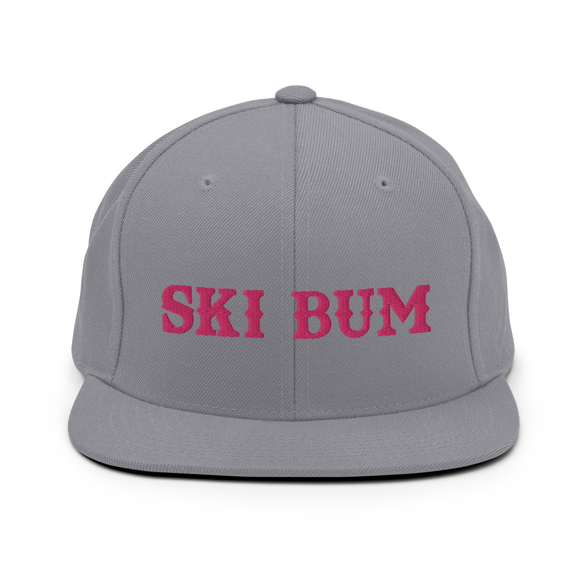 Snapback Wool Blend Cap Ski Bum Flamingo