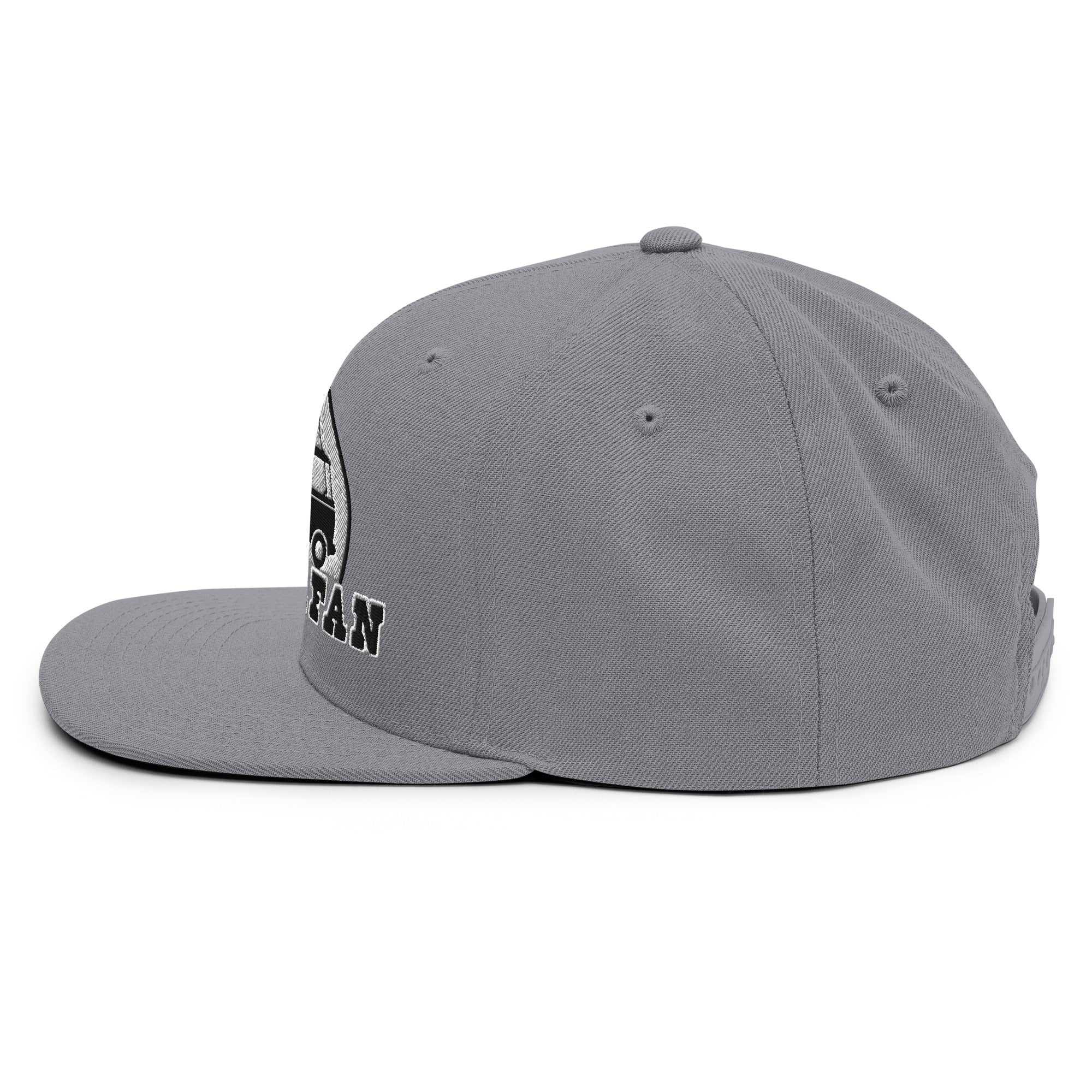 Two-Tone Snapback Wool Blend Cap Camperfan white/black