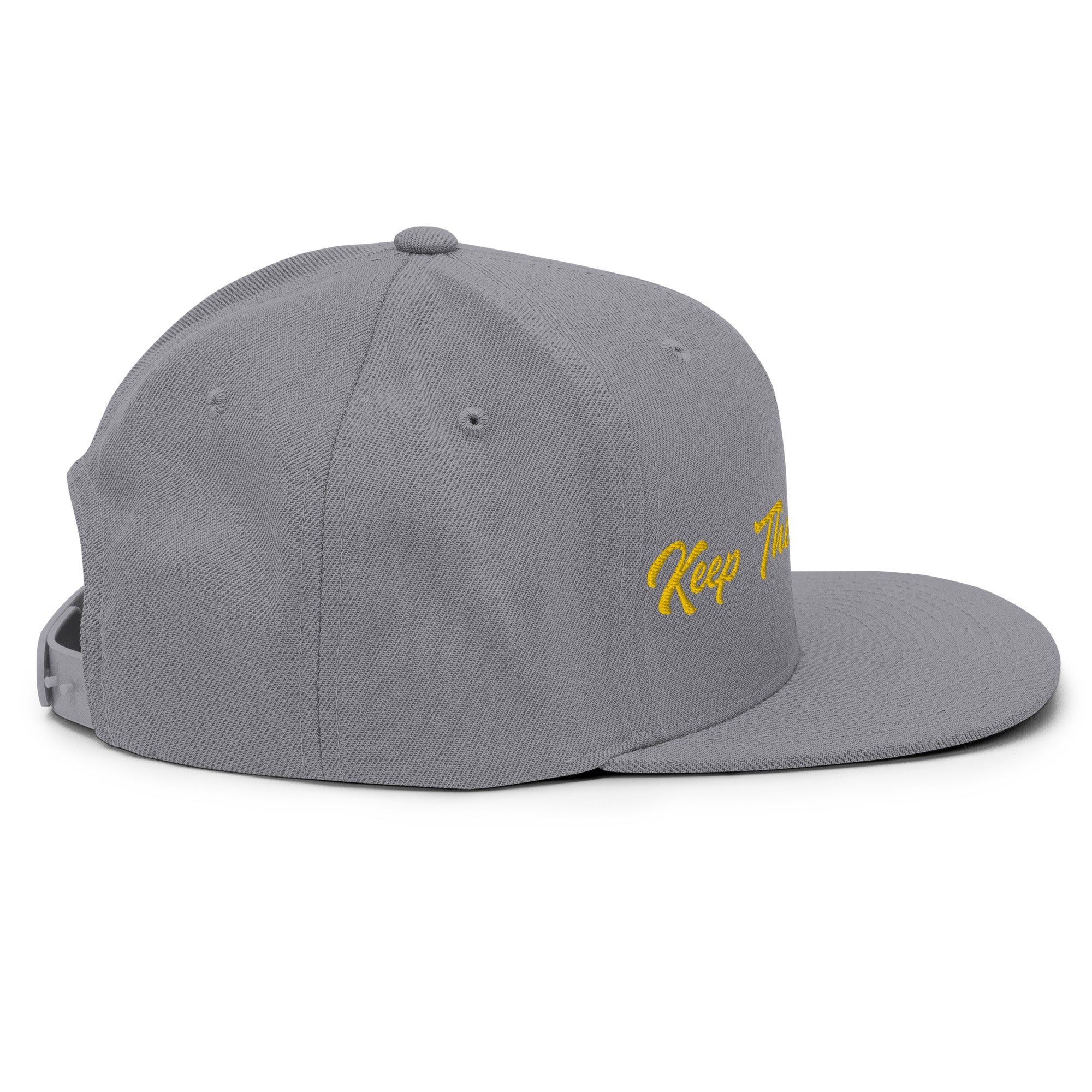 Casquette Snapback Wool Blend Keep The Sea Clean Gold