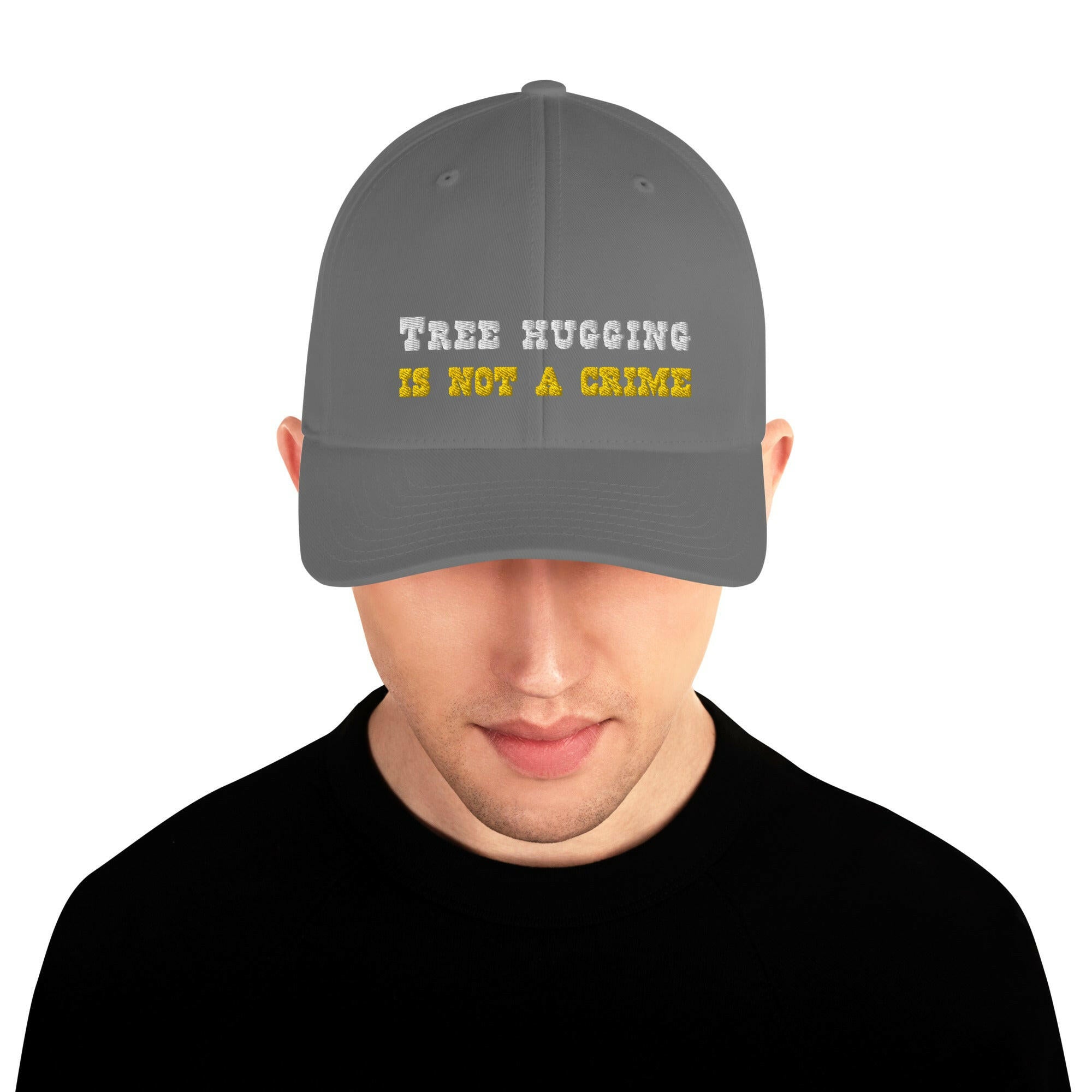 Structured Twill Cap Tree Hugging is not a crime