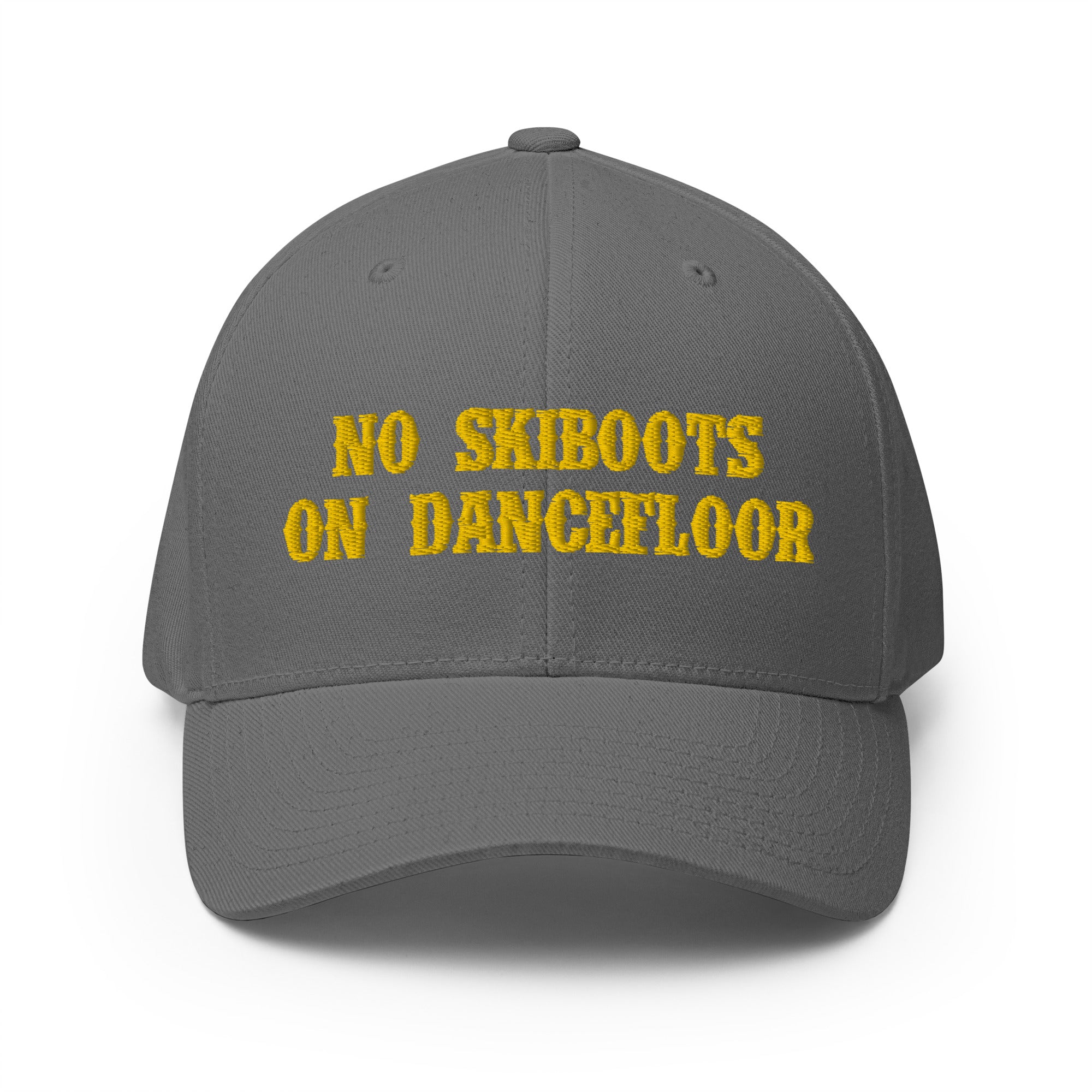 Structured Twill Cap No Skiboots on Dancefloor Gold