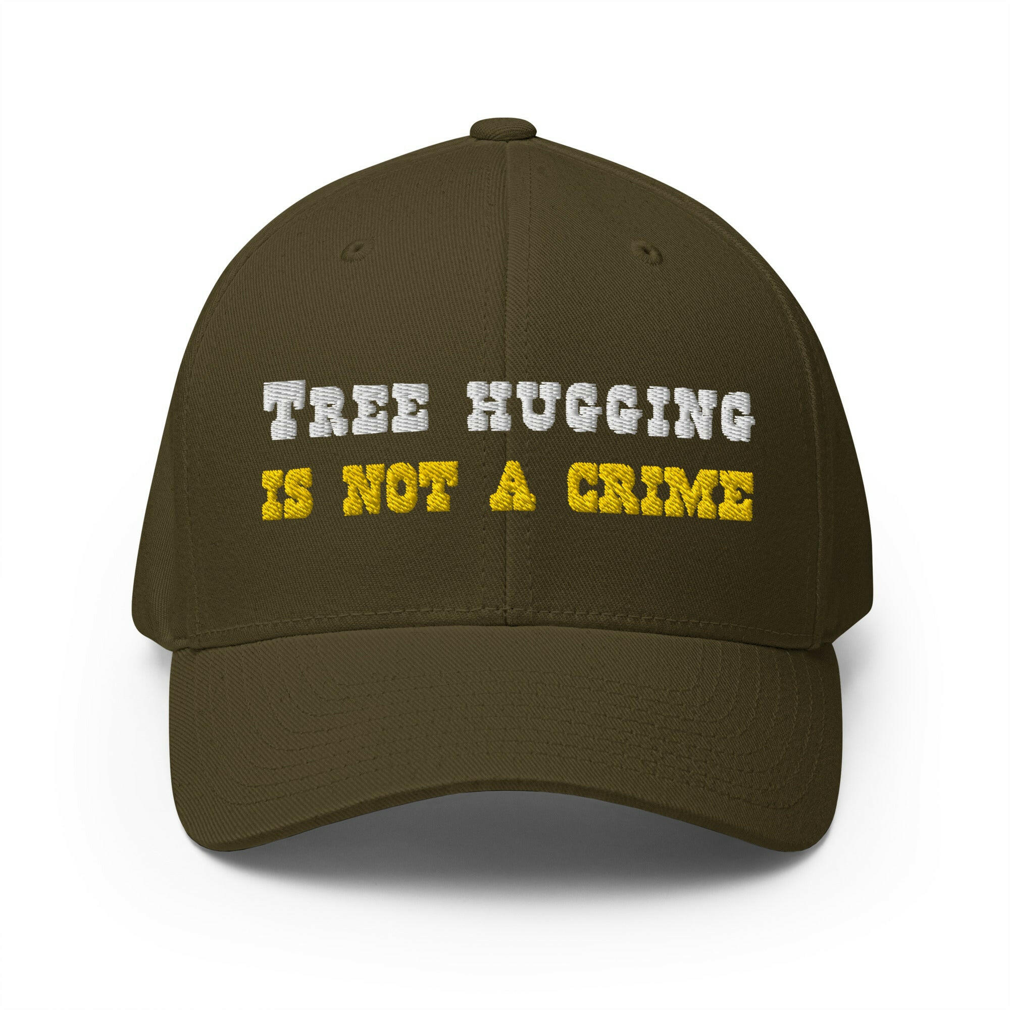 Structured Twill Cap Tree Hugging is not a crime