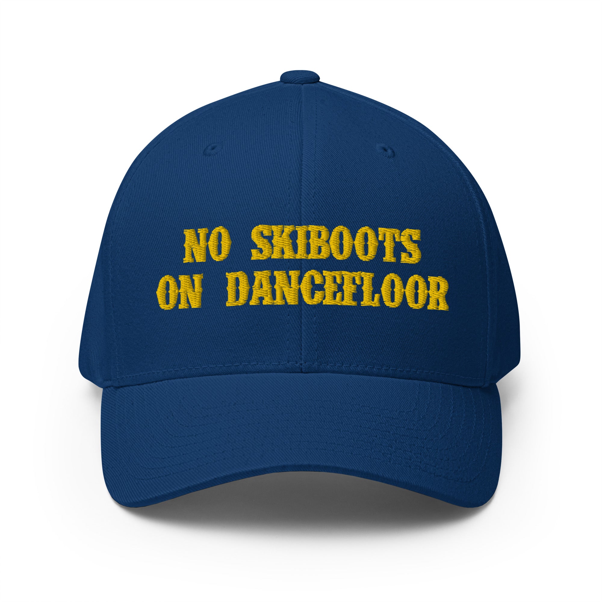 Structured Twill Cap No Skiboots on Dancefloor Gold