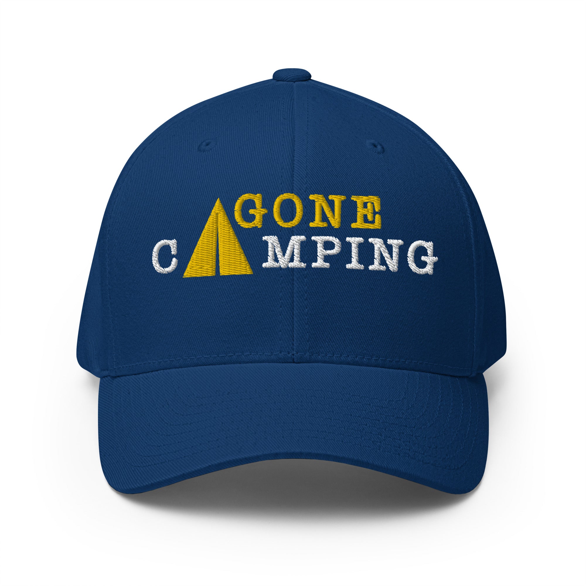 Casquette Structurée en Sergé Gone Camping Gold/White