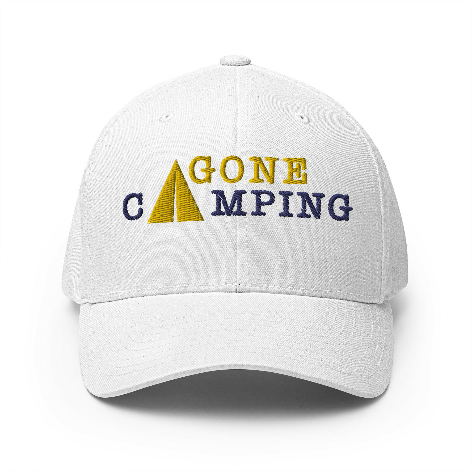 Casquette Structurée en Sergé Gone Camping Gold/Navy