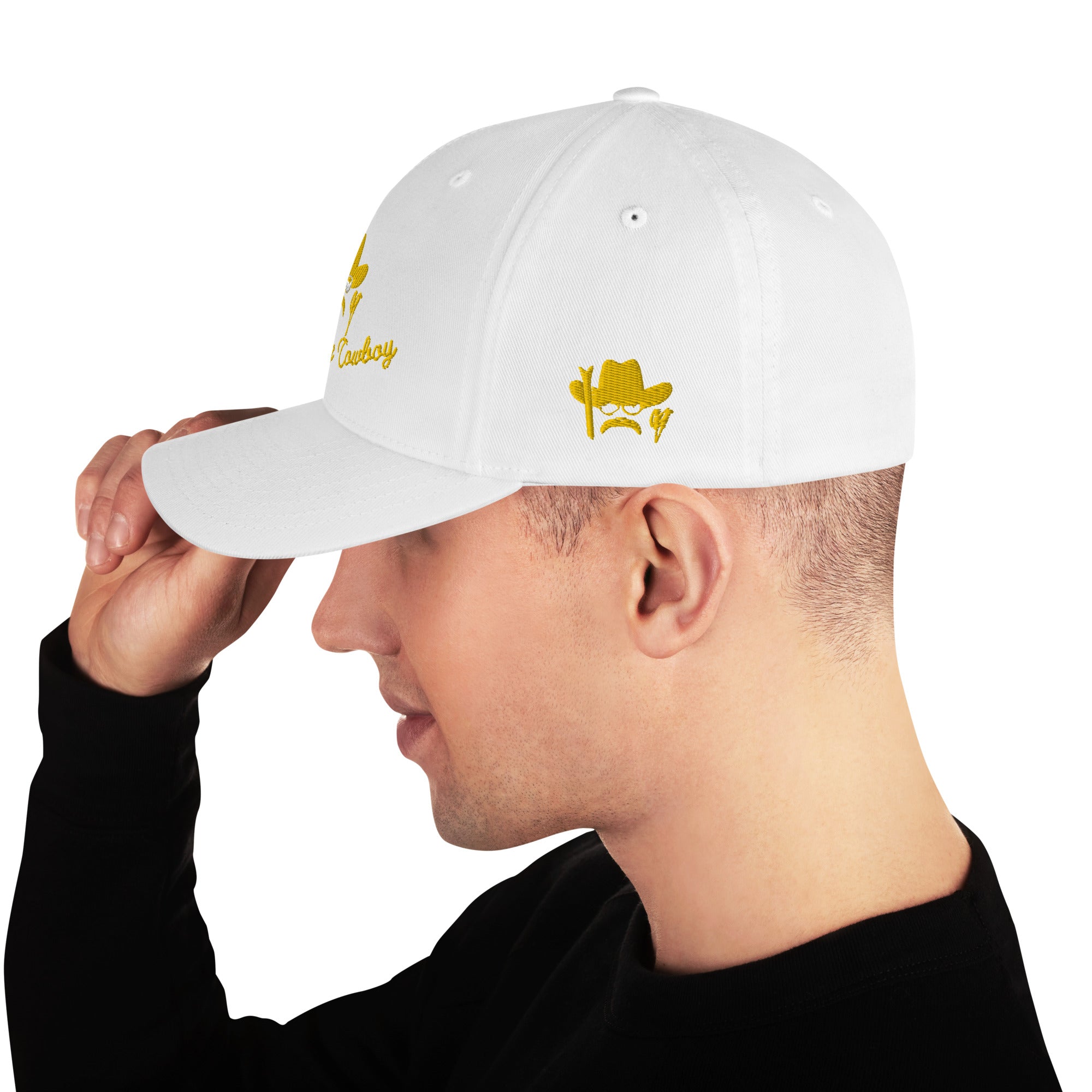 Structured Twill Cap The Skiing Cowboy Gold