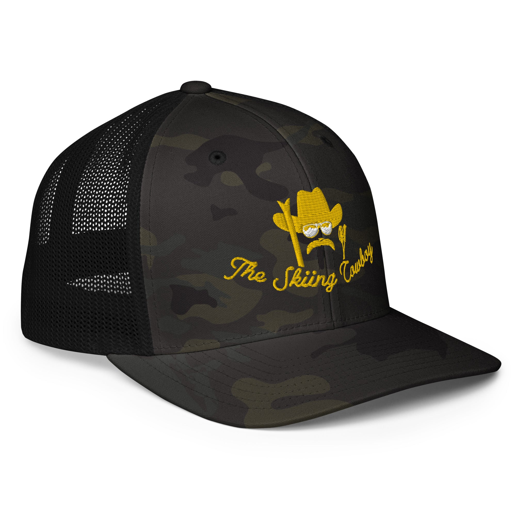 Casquette trucker renforcée The Skiing Cowboy doré