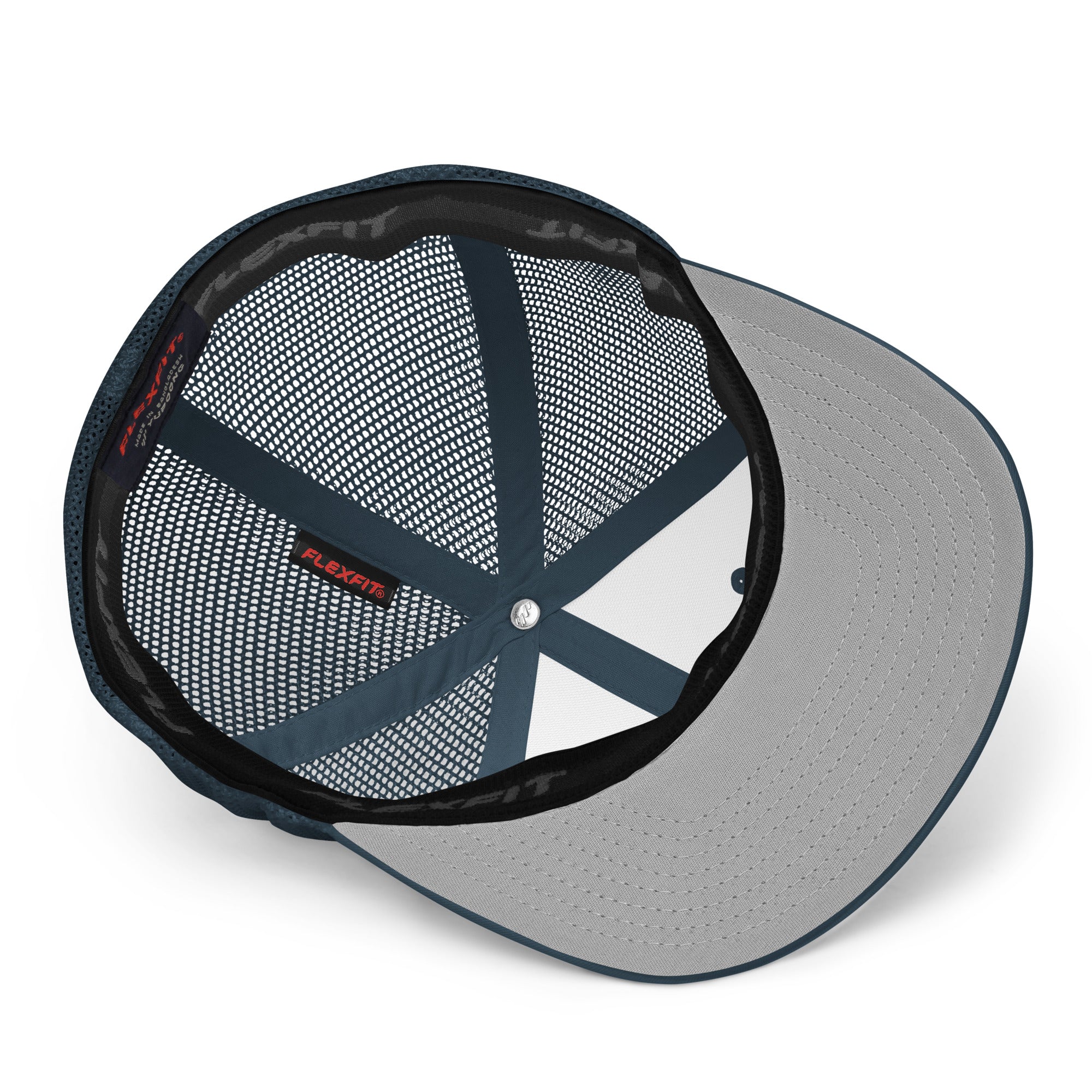 Closed-back trucker cap Home is where you park it white