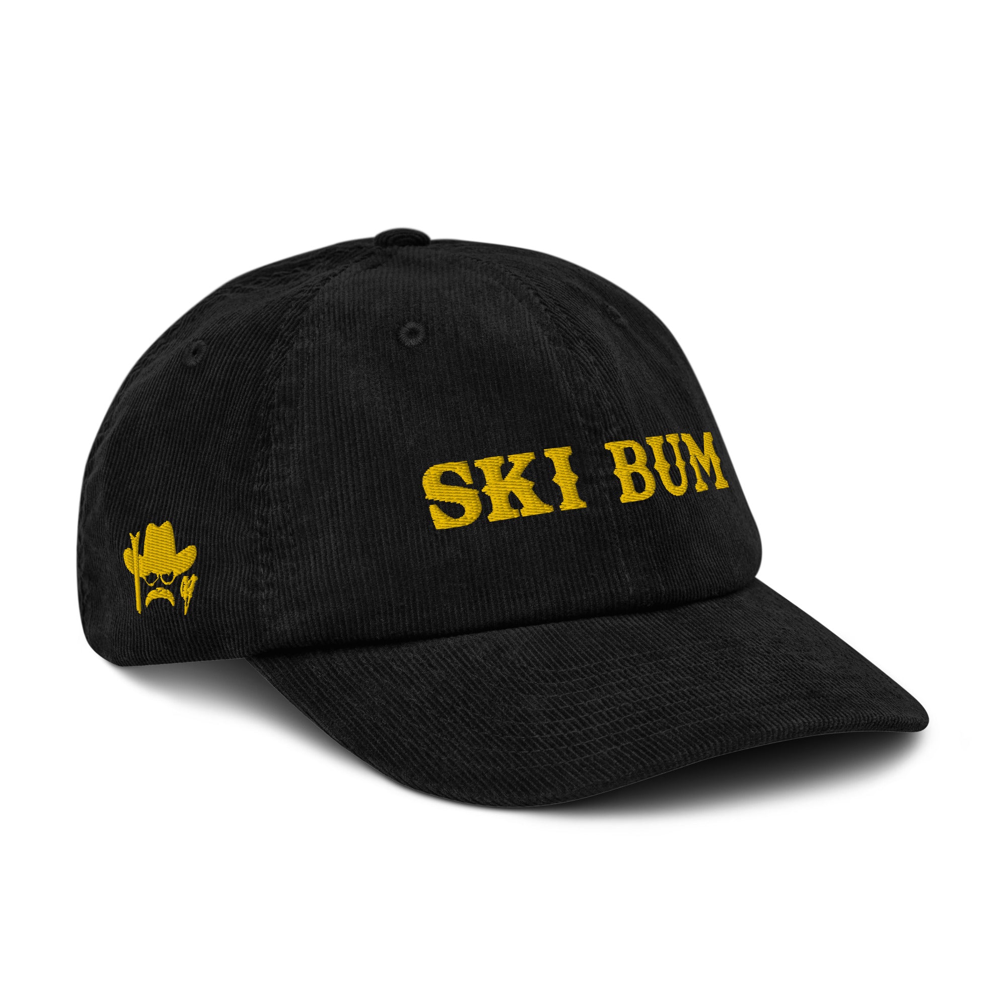 Casquette en velours côtelé Ski Bum Doré