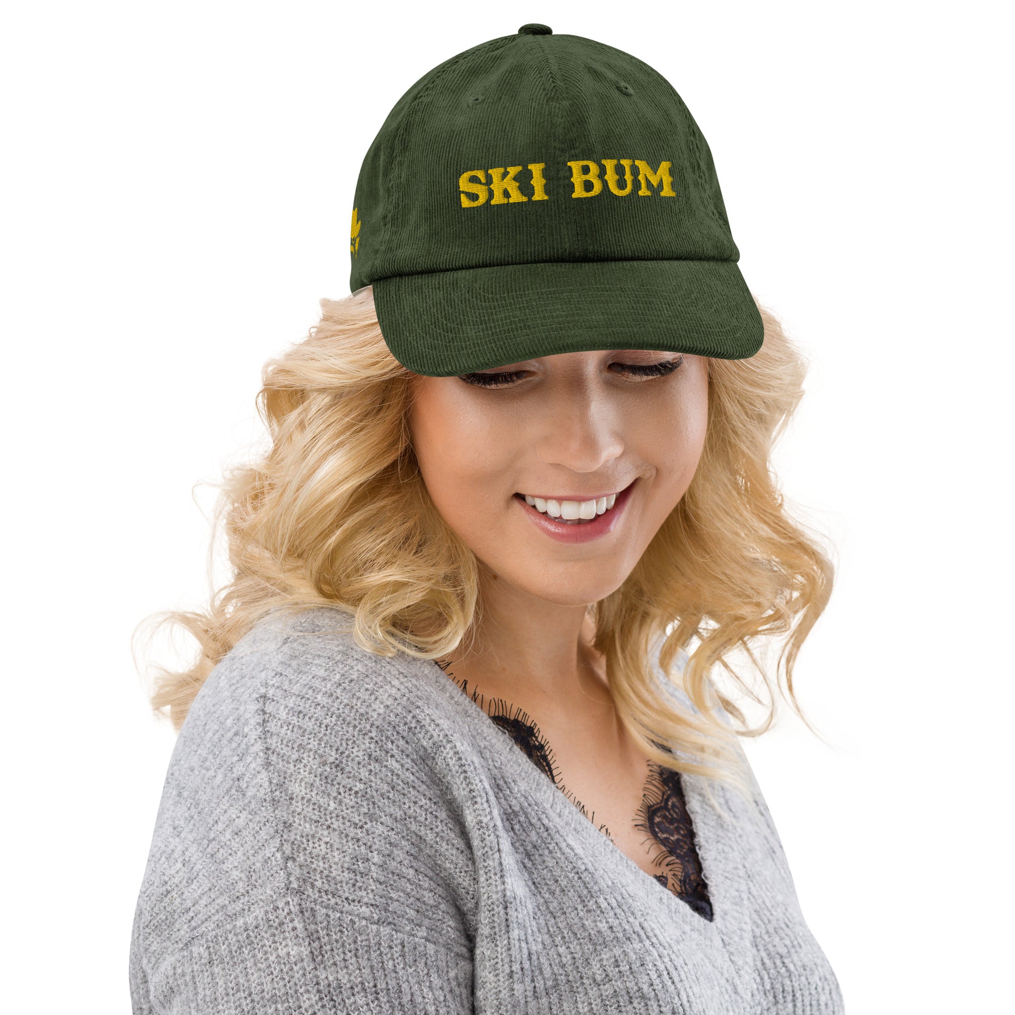 Corduroy hat Ski Bum Gold