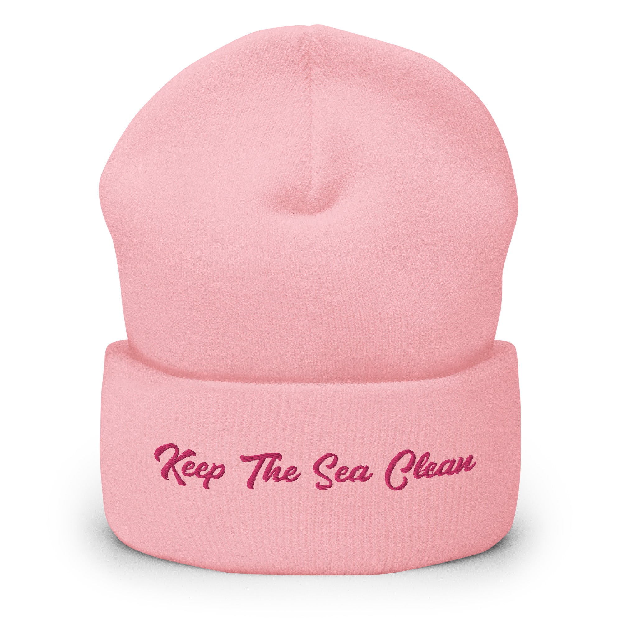 Bonnet old school à revers Keep The Sea Clean Flamingo