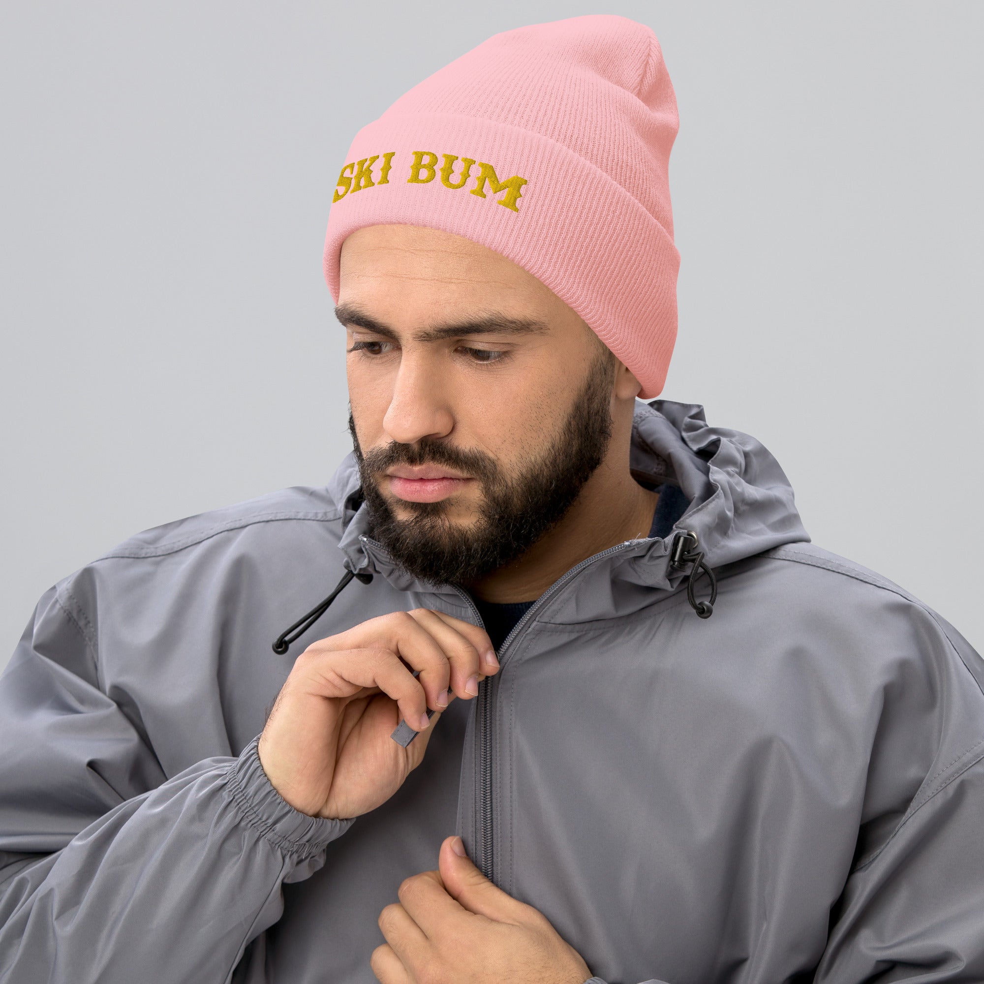 Cuffed Beanie Ski Bum Gold