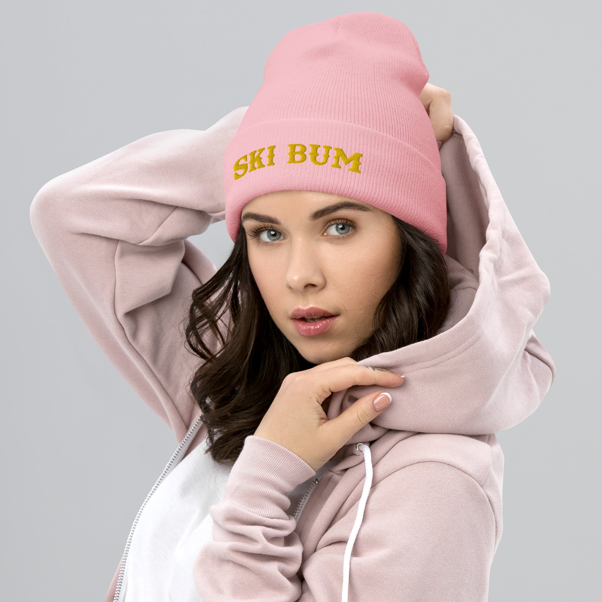 Cuffed Beanie Ski Bum Gold