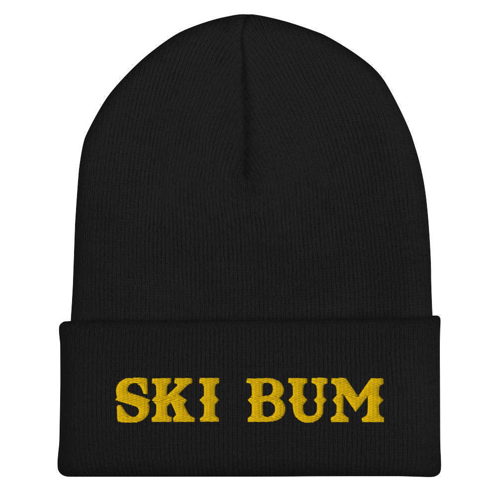 Bonnet old school à revers Ski Bum Gold