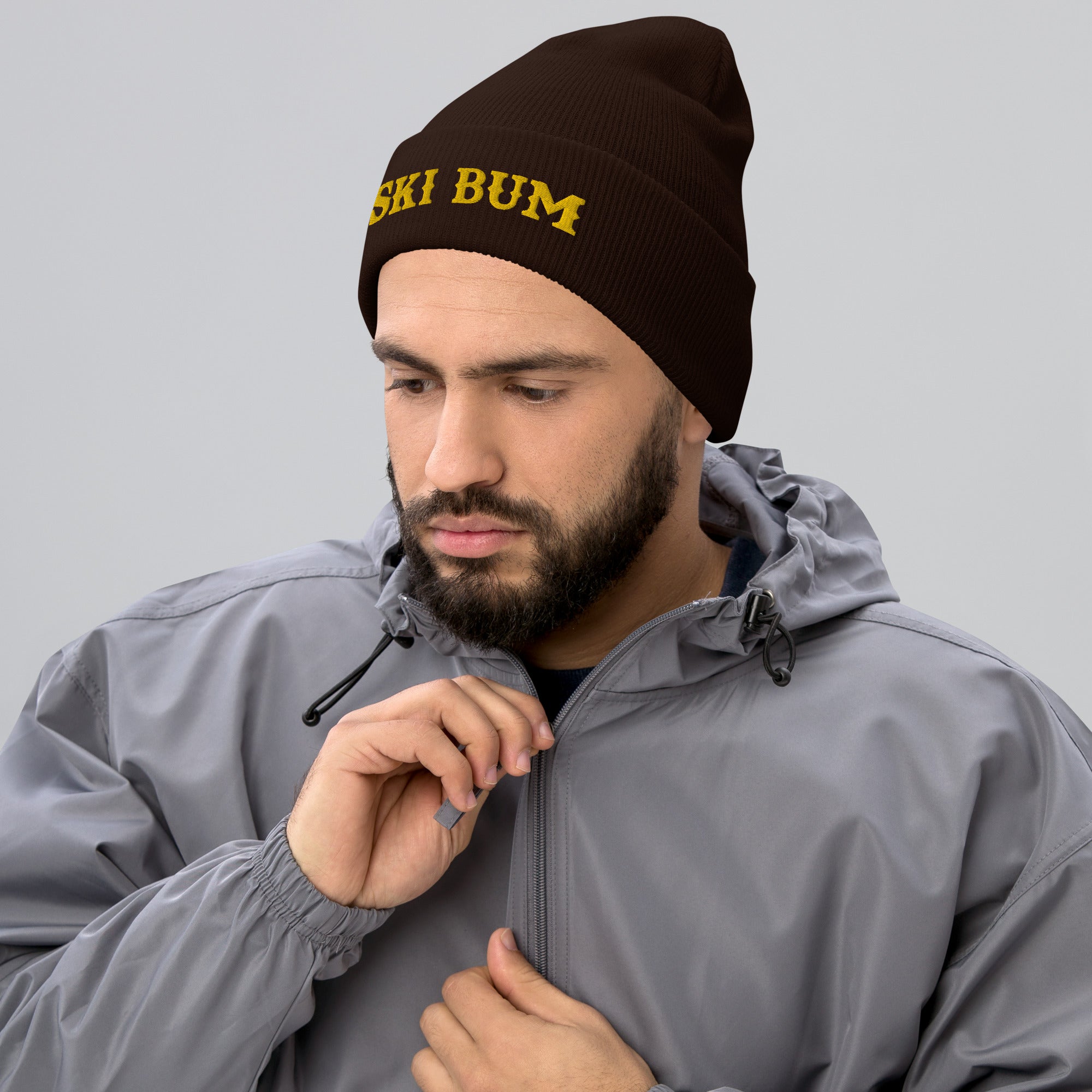 Cuffed Beanie Ski Bum Gold