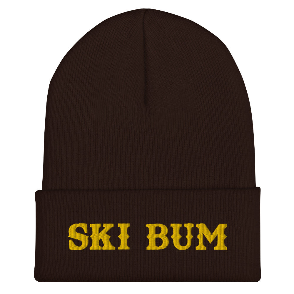 Cuffed Beanie Ski Bum Gold