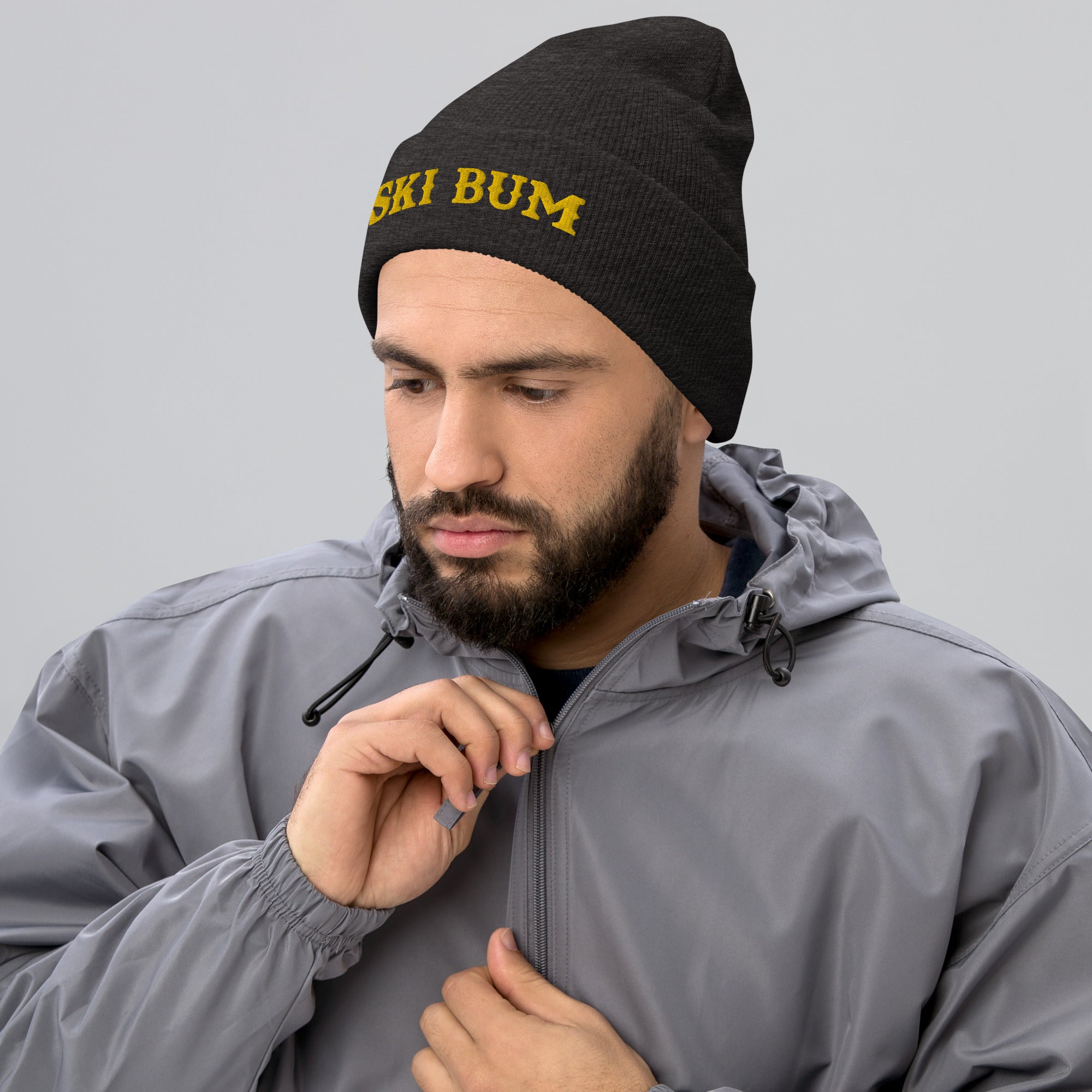 Bonnet old school à revers Ski Bum Gold