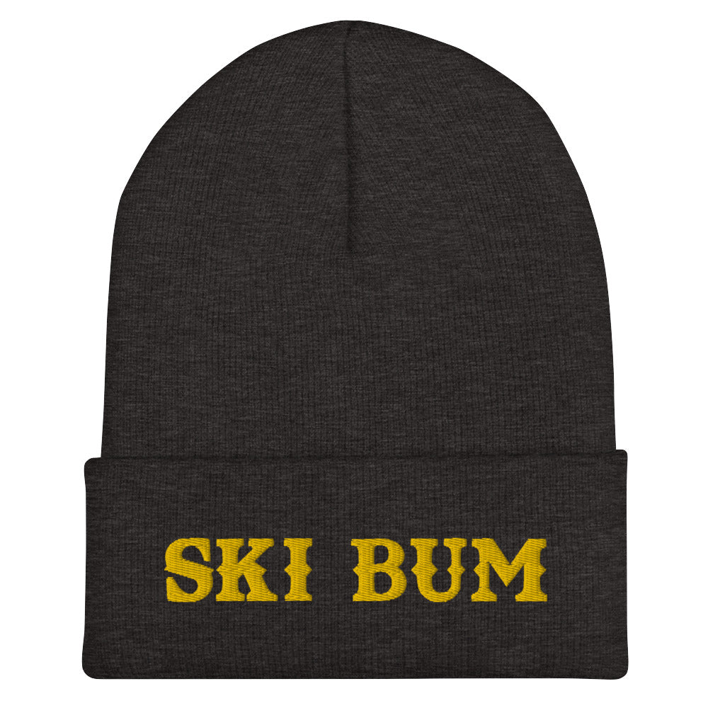 Cuffed Beanie Ski Bum Gold