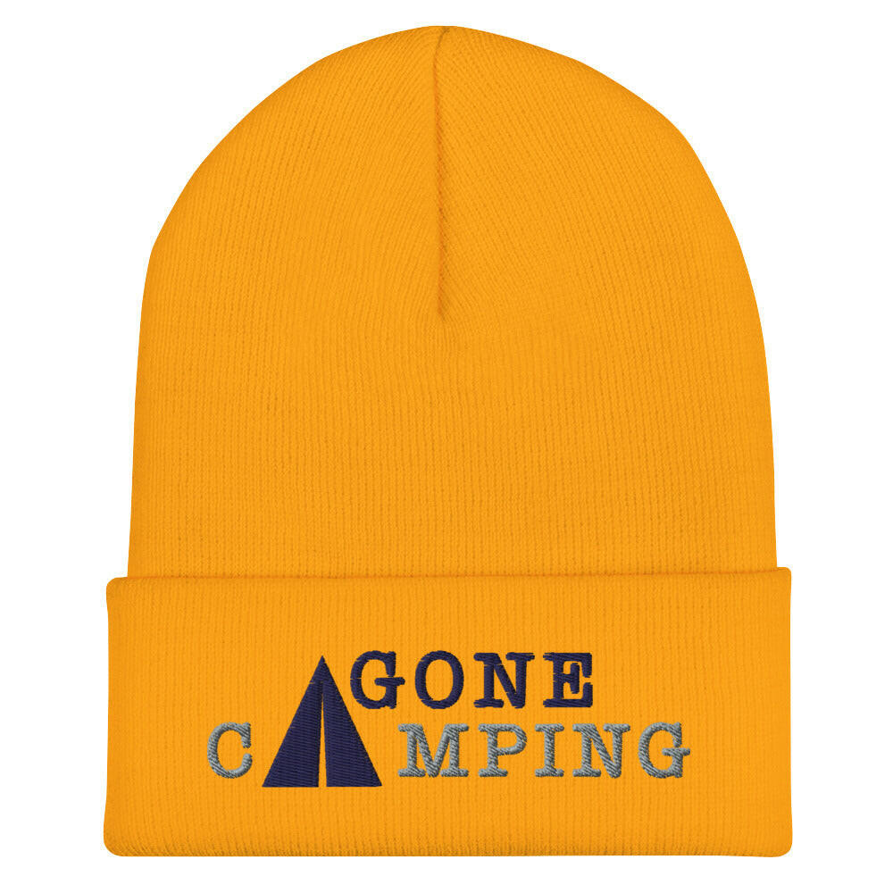 Cuffed Beanie Gone Camping Navy/Grey