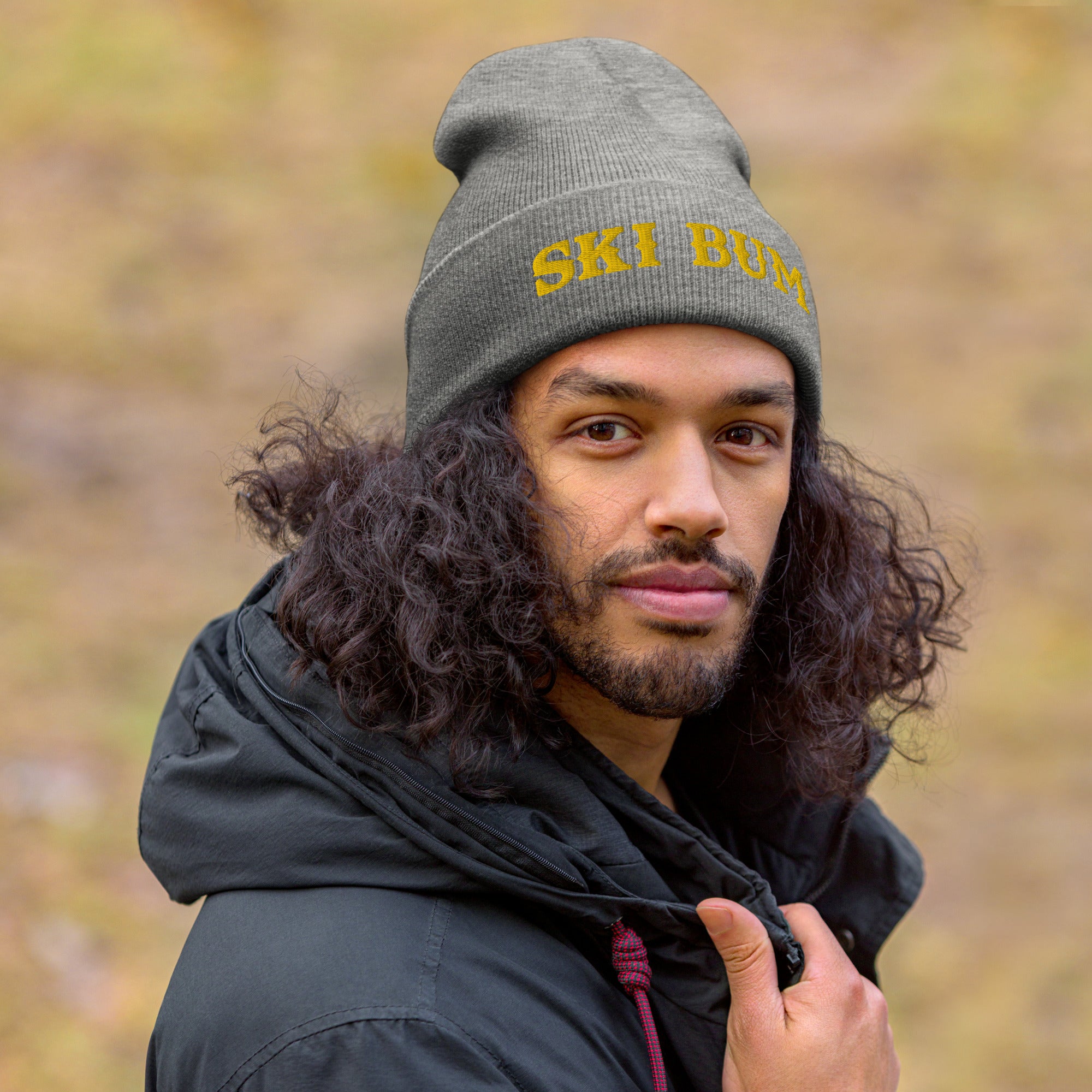 Cuffed Beanie Ski Bum Gold