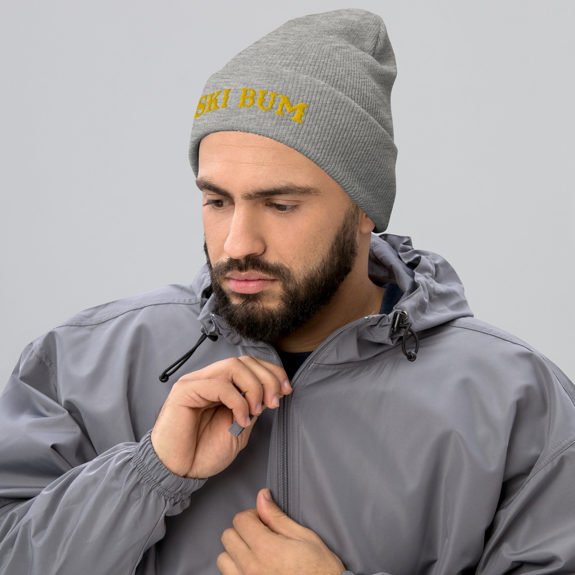 Cuffed Beanie Ski Bum Gold