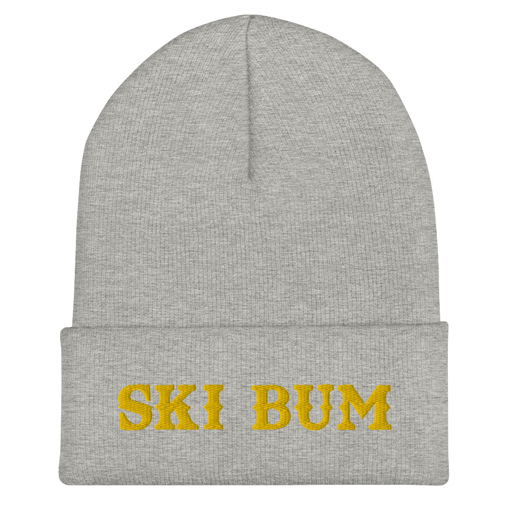 Cuffed Beanie Ski Bum Gold