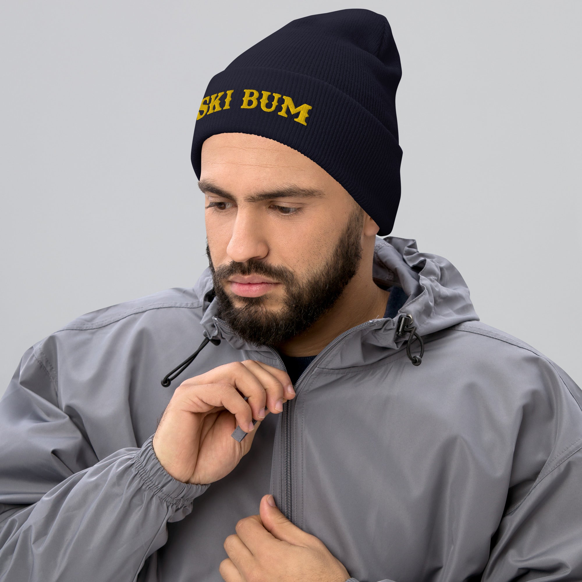 Cuffed Beanie Ski Bum Gold