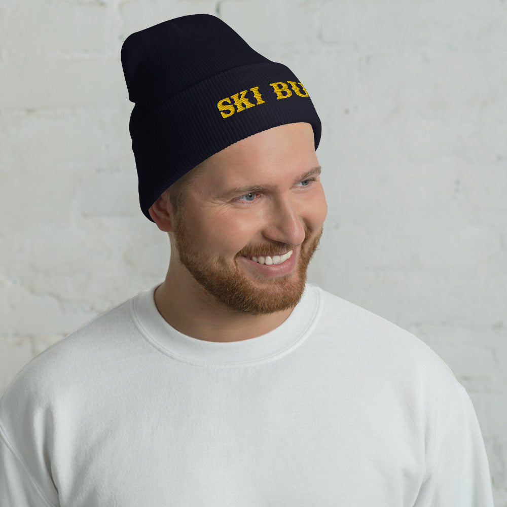 Cuffed Beanie Ski Bum Gold