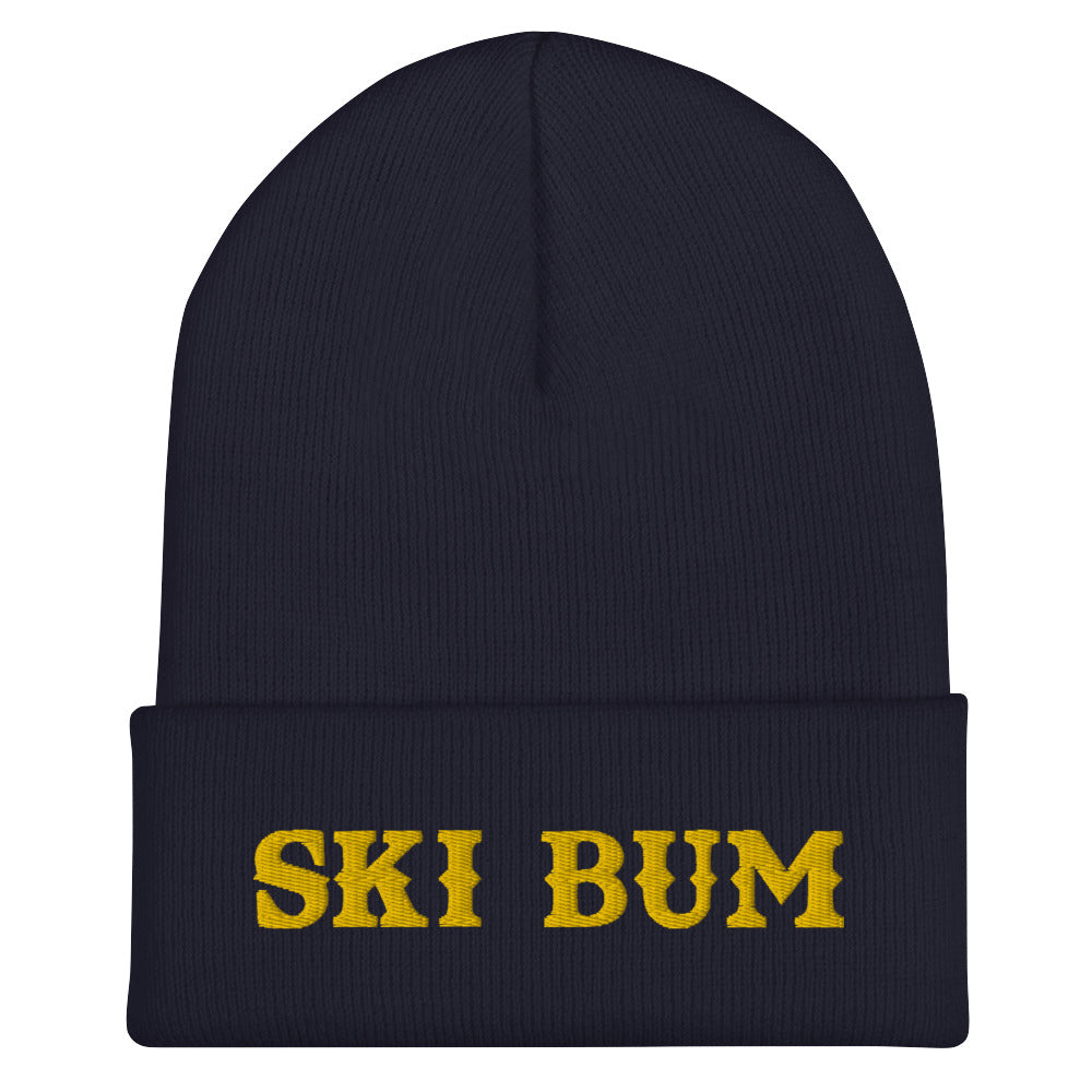 Bonnet old school à revers Ski Bum Gold