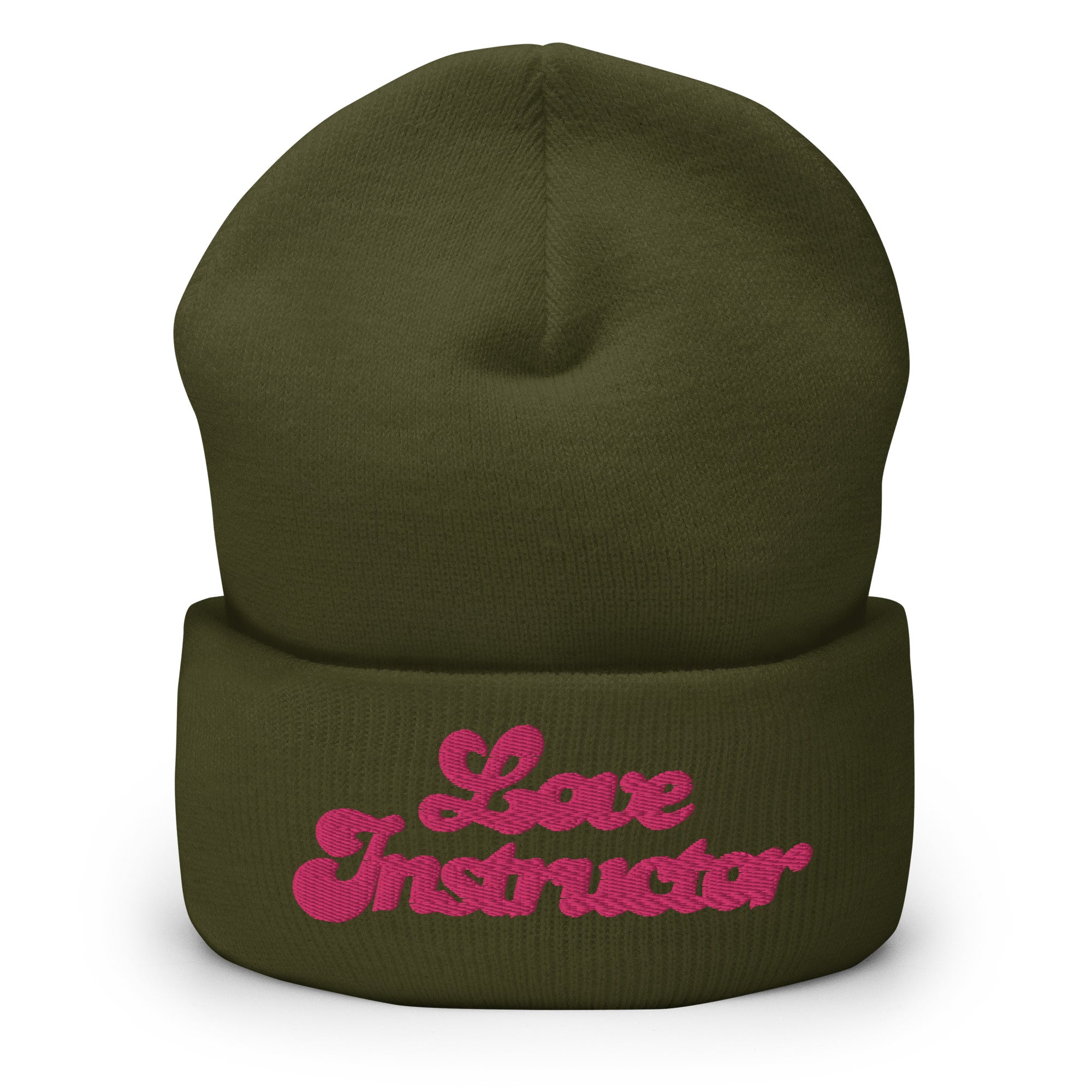 Cuffed Beanie Love Instructor