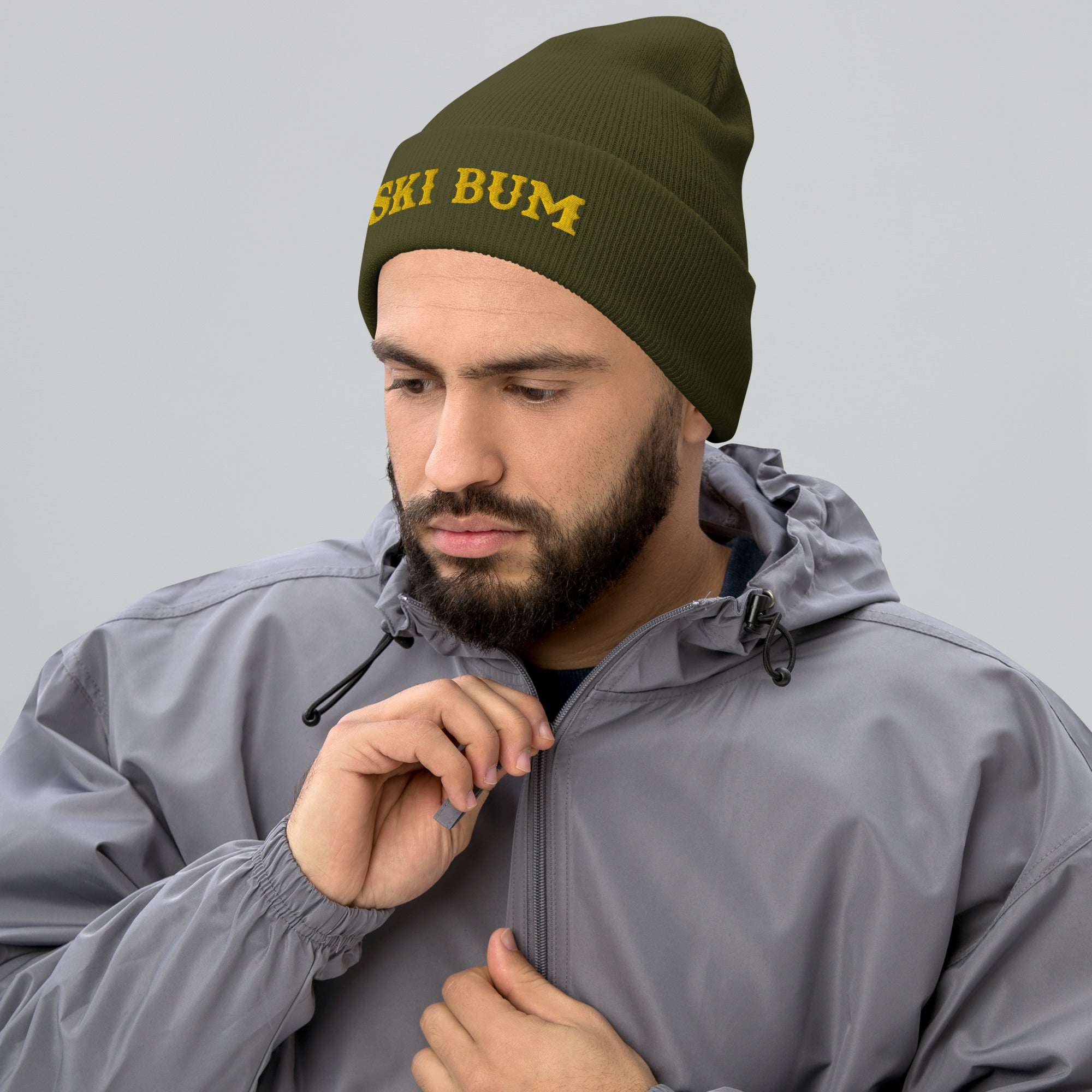 Cuffed Beanie Ski Bum Gold