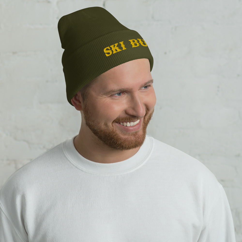 Cuffed Beanie Ski Bum Gold