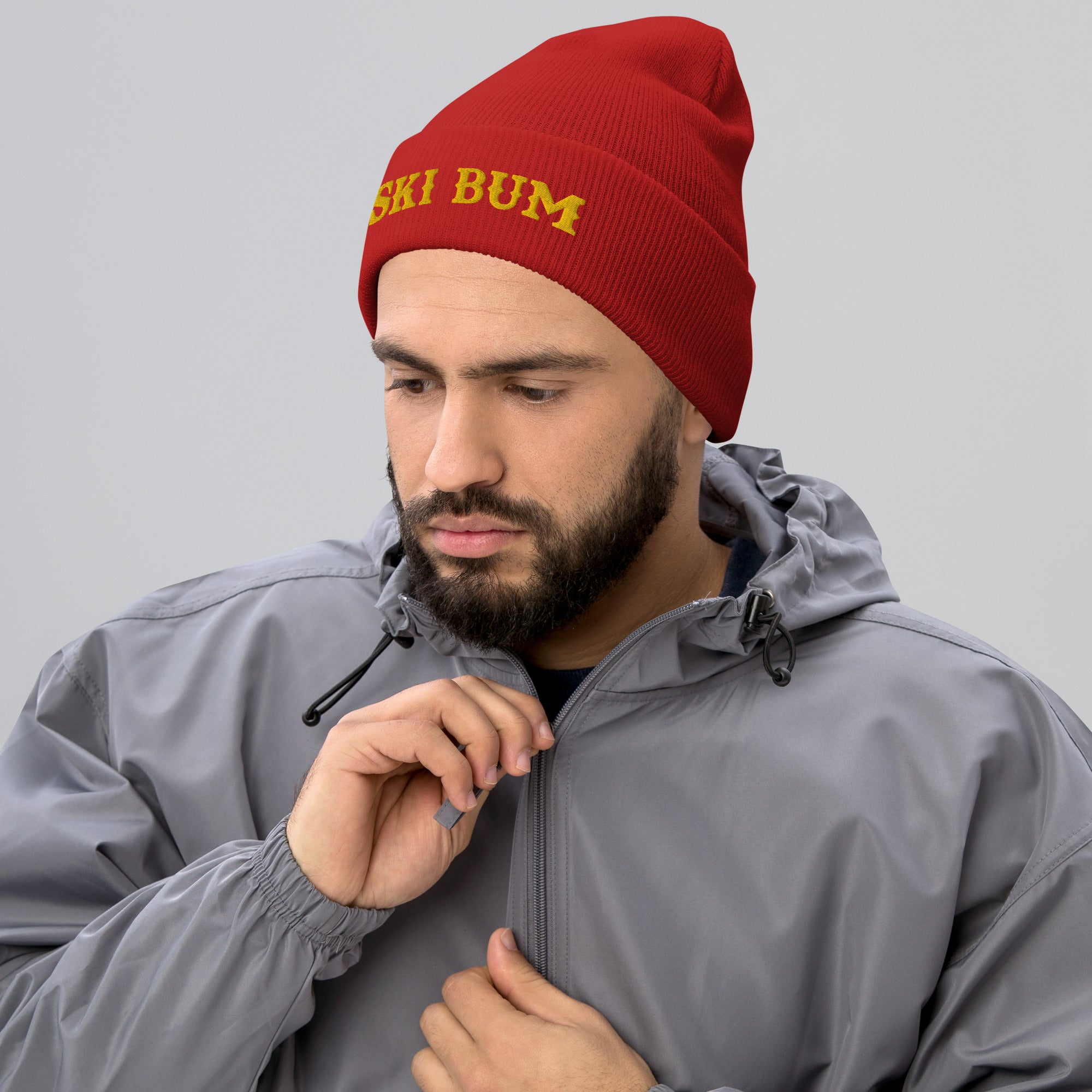 Cuffed Beanie Ski Bum Gold