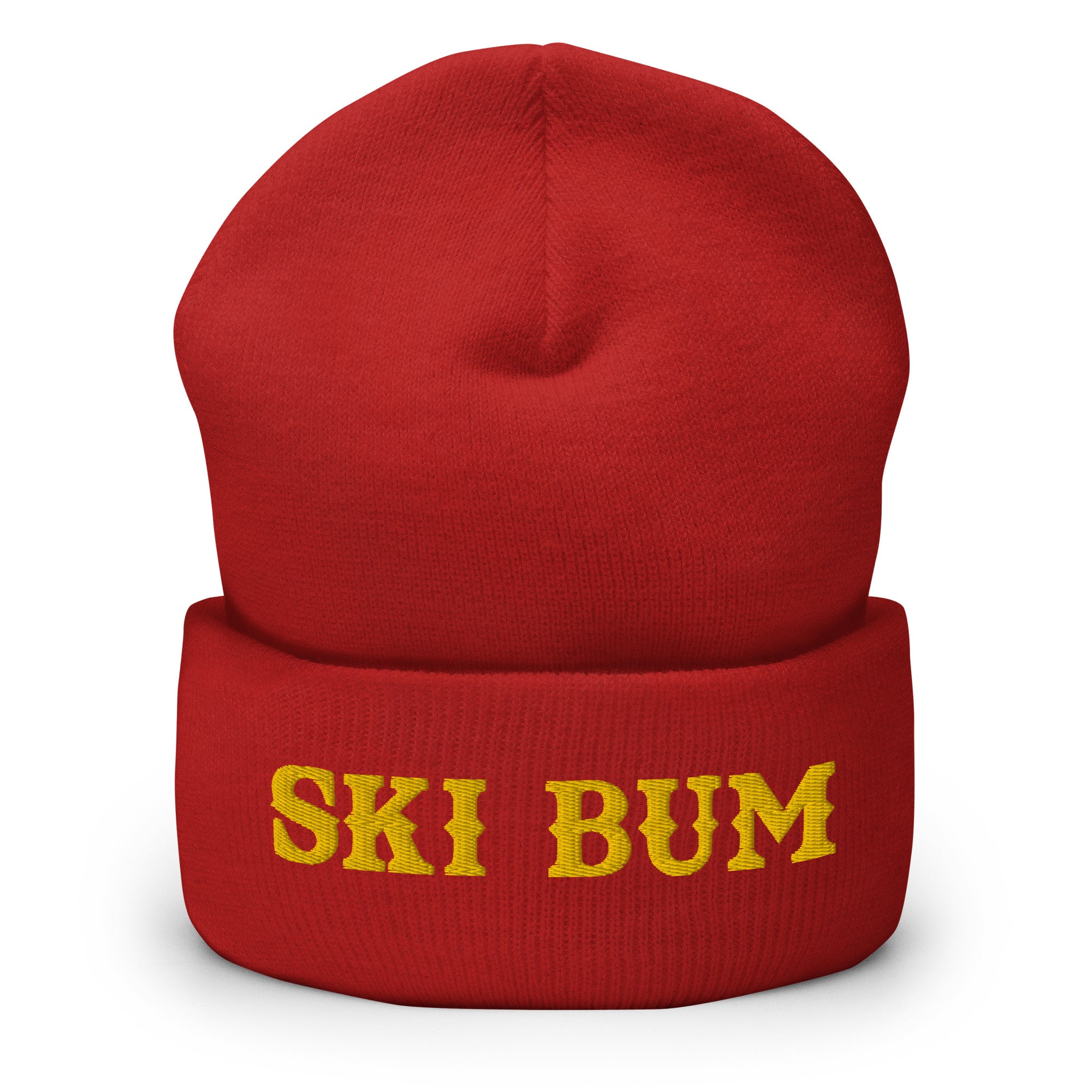 Bonnet old school à revers Ski Bum Gold