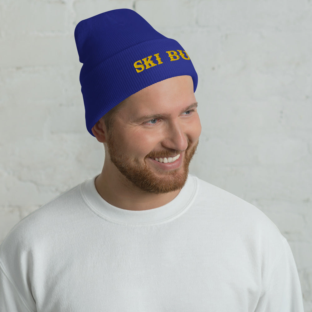 Cuffed Beanie Ski Bum Gold