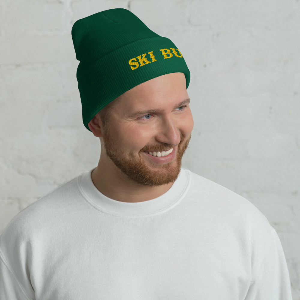 Cuffed Beanie Ski Bum Gold