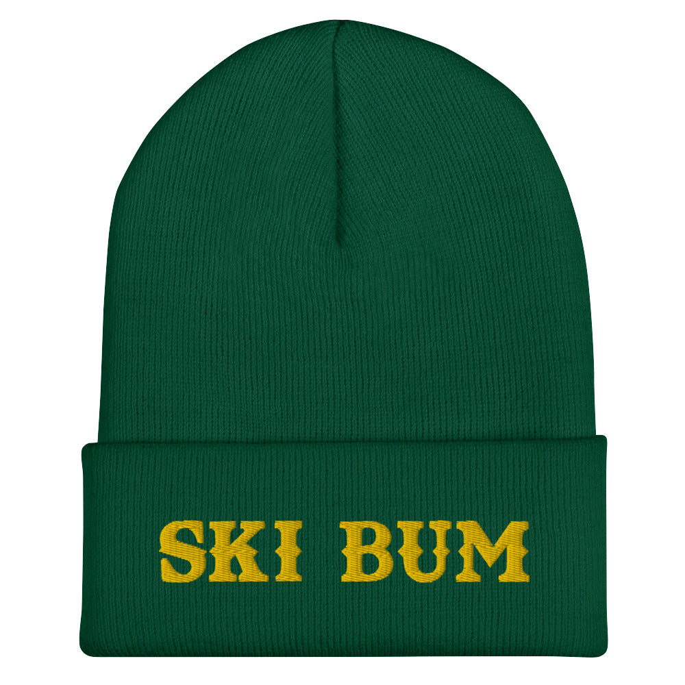 Bonnet old school à revers Ski Bum Gold