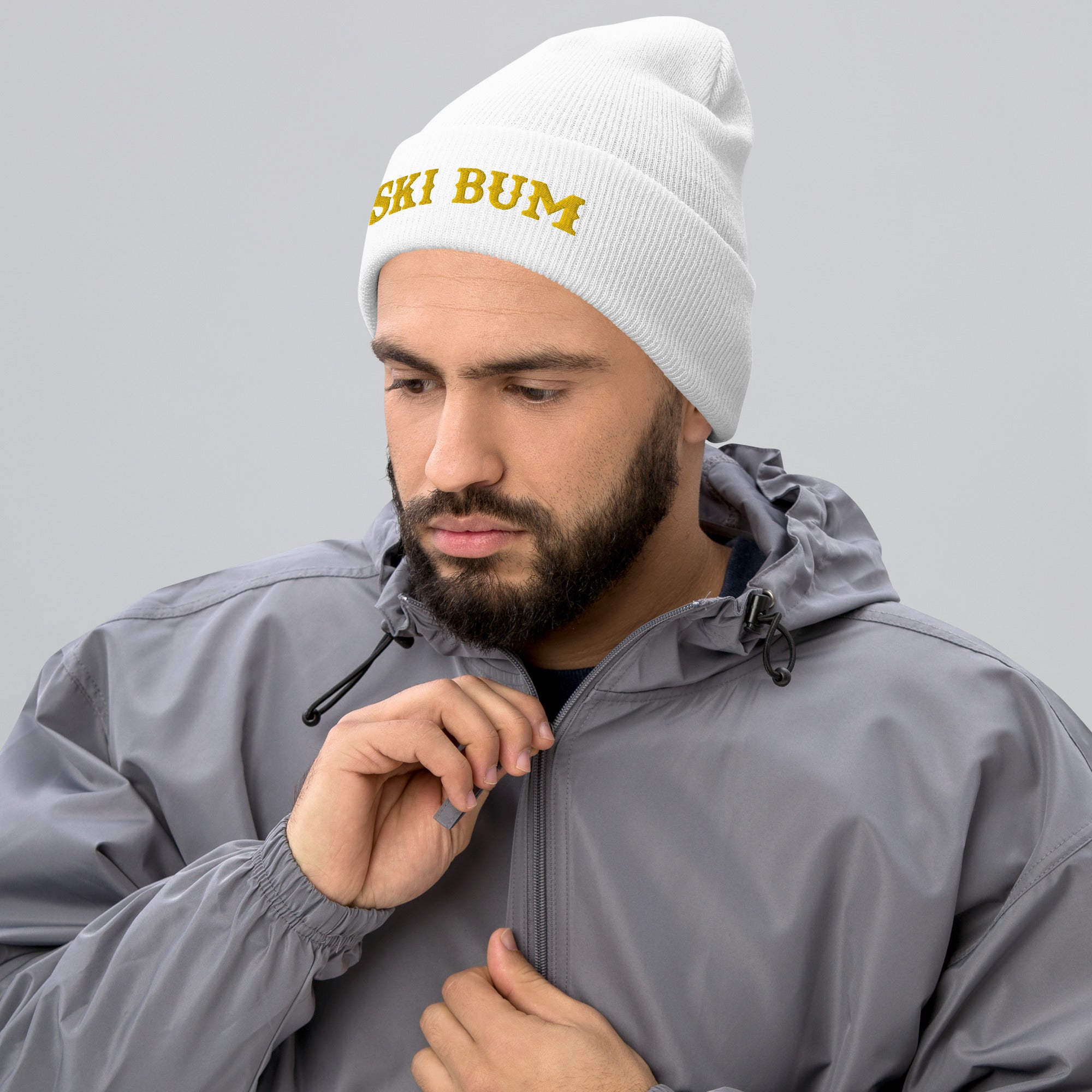 Cuffed Beanie Ski Bum Gold