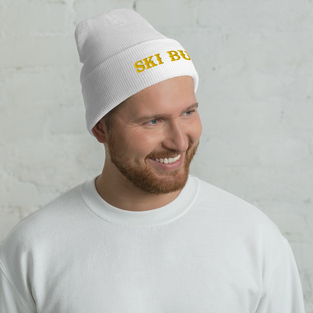 Cuffed Beanie Ski Bum Gold