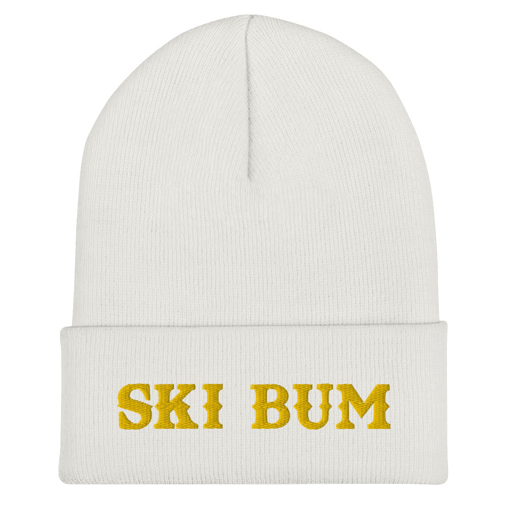 Bonnet old school à revers Ski Bum Gold