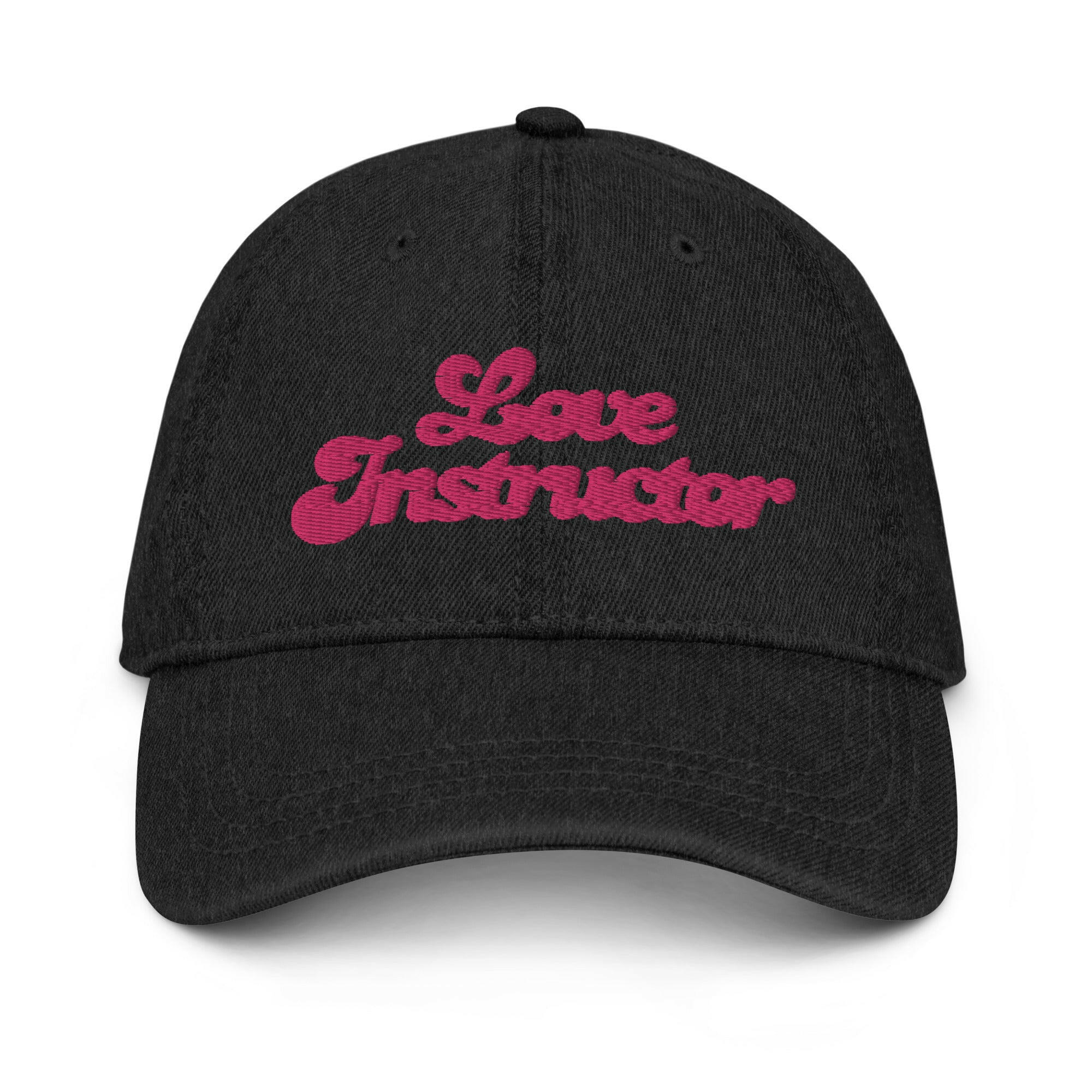 Denim cap Love instructor