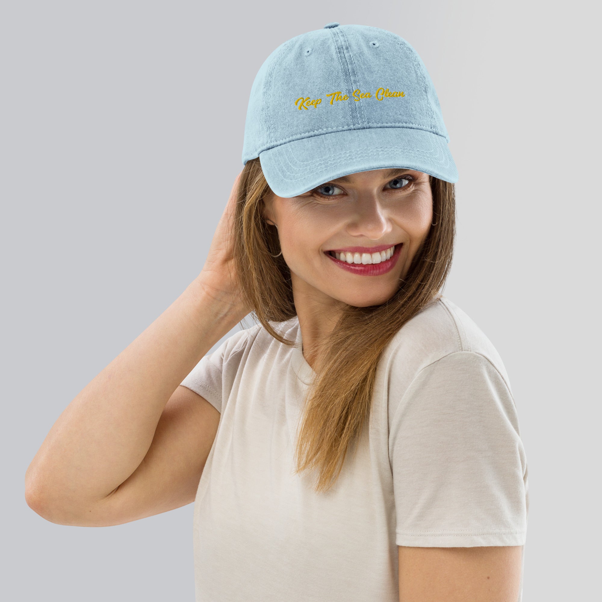 Casquette en jean Keep The Sea Clean