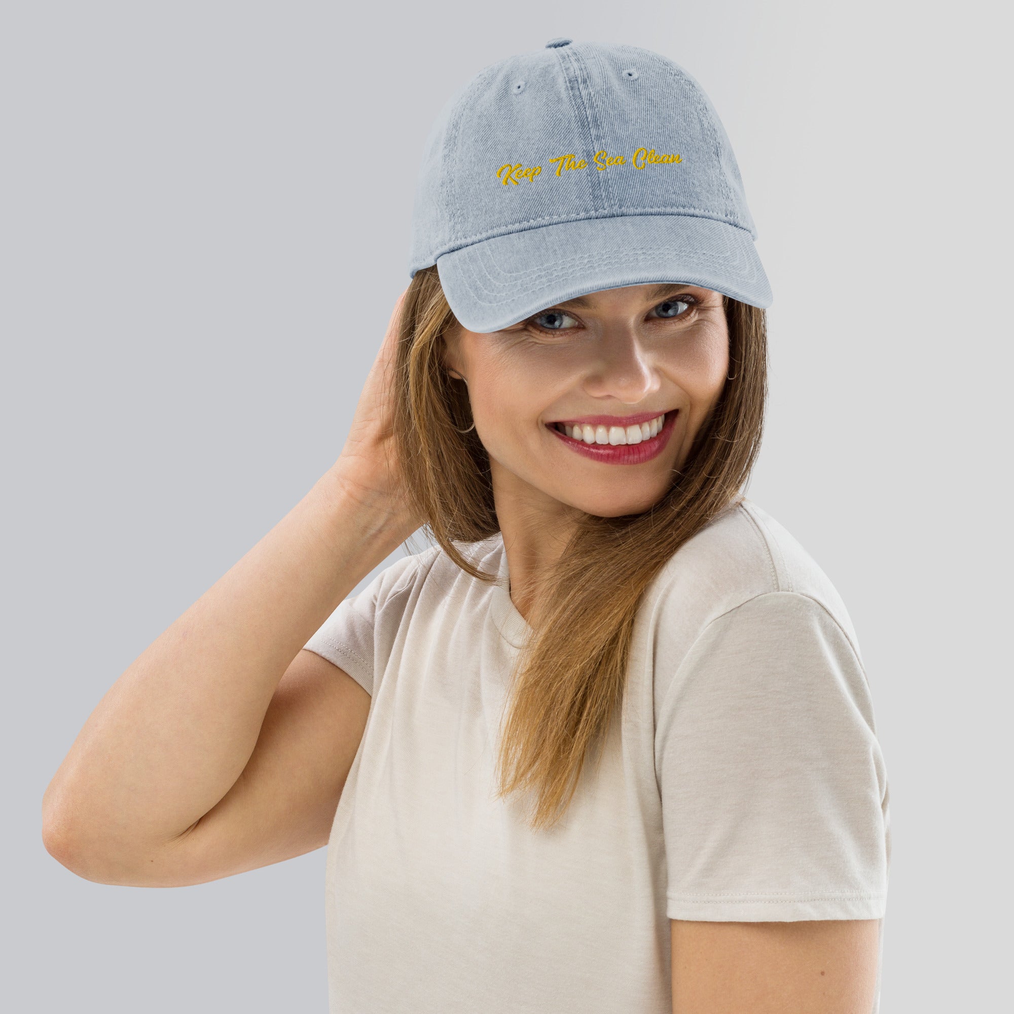 Casquette en jean Keep The Sea Clean