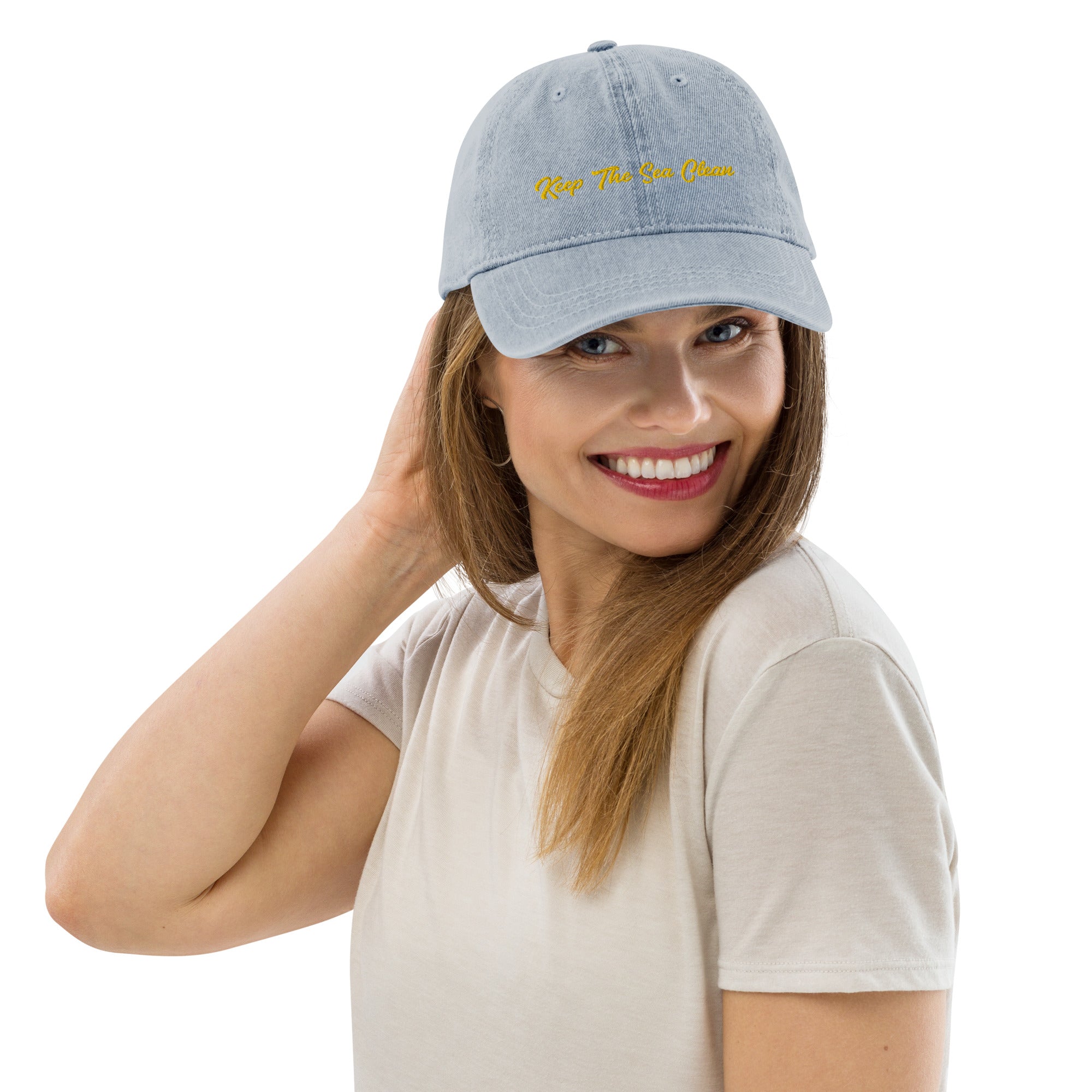 Casquette en jean Keep The Sea Clean