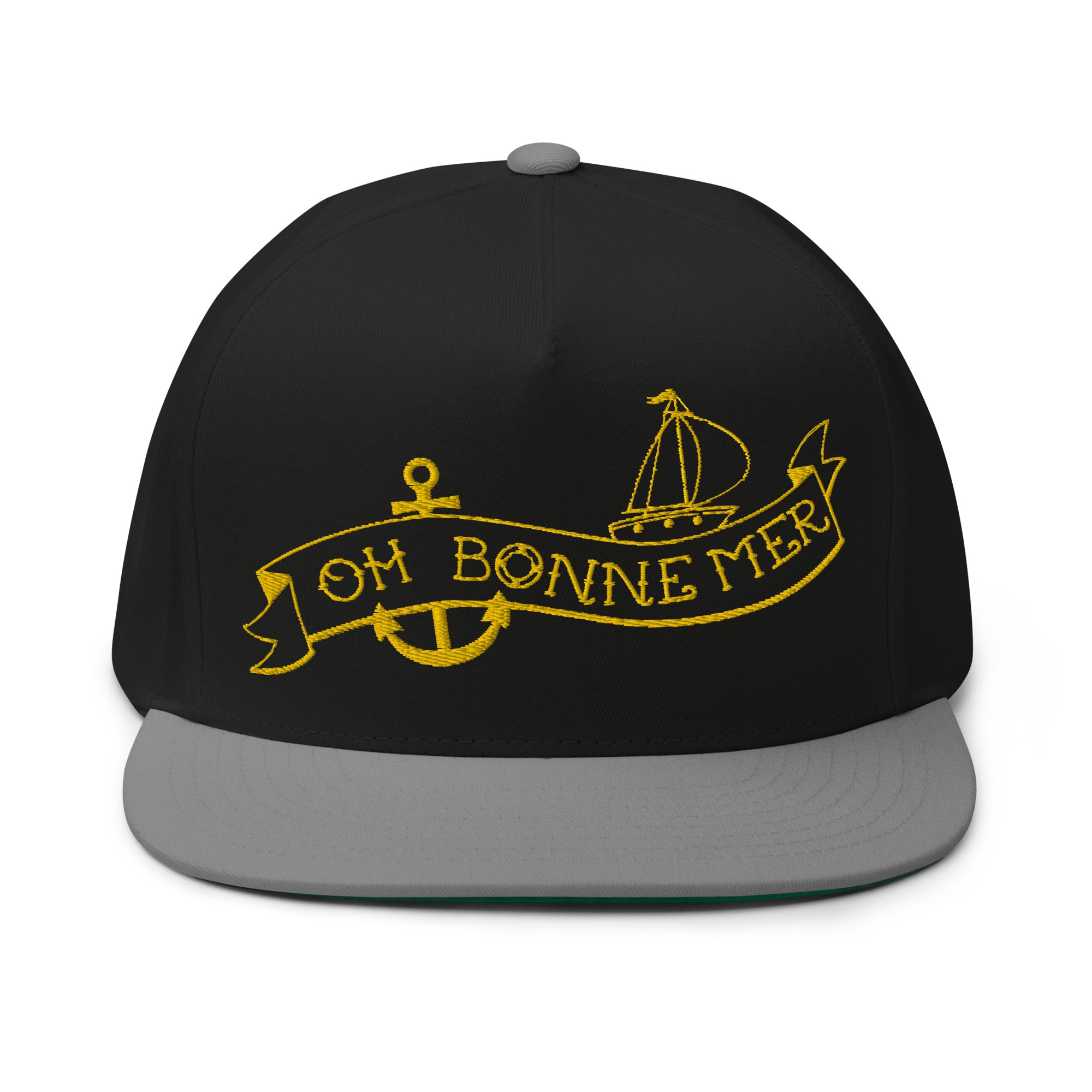 Flat Bill Cap Oh Bonne Mer Tattoo Gold