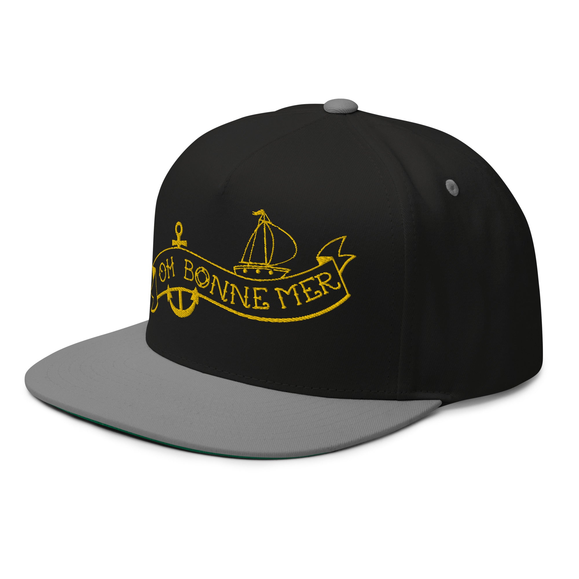 Flat Bill Cap Oh Bonne Mer Tattoo Gold